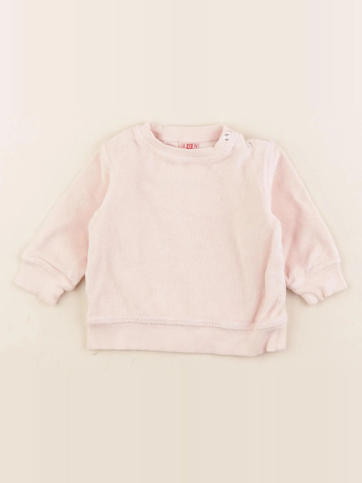 Bonton - sweat rose - 6 mois
