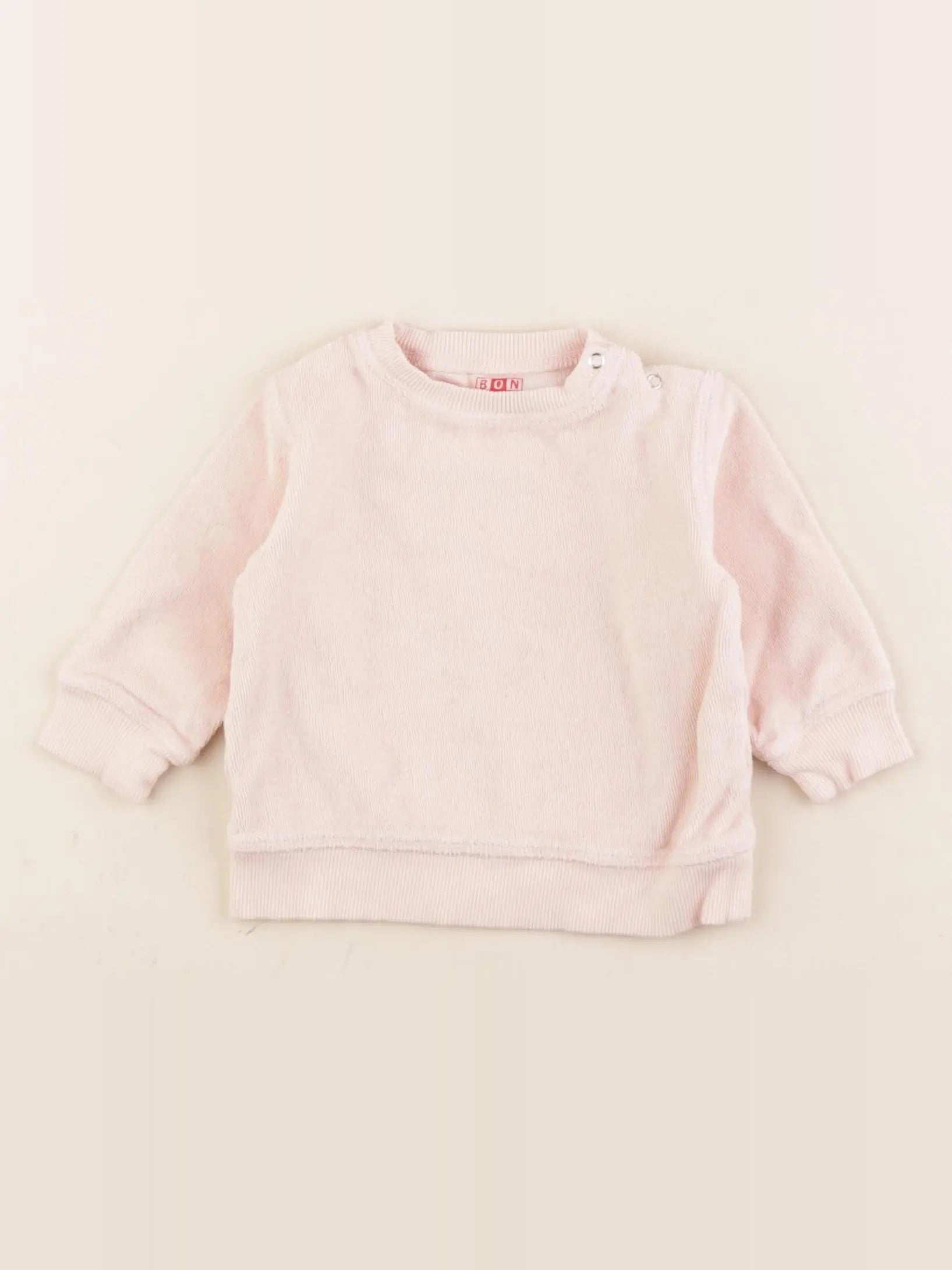 Bonton - sweat rose - 6 mois