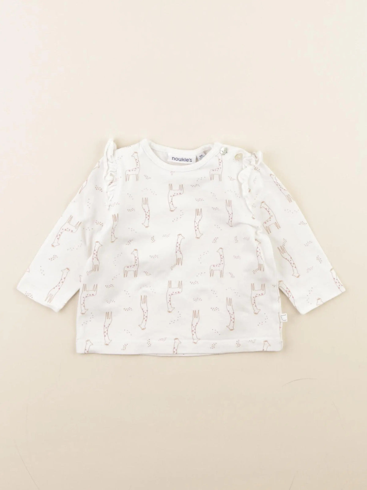 Noukie's - tee-shirt blanc - 6 mois