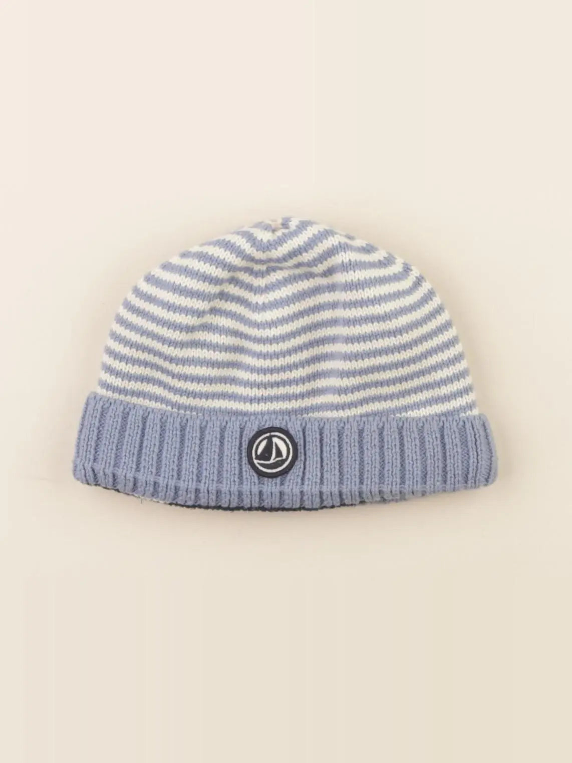 Petit Bateau - bonnet bleu - 12/18 mois