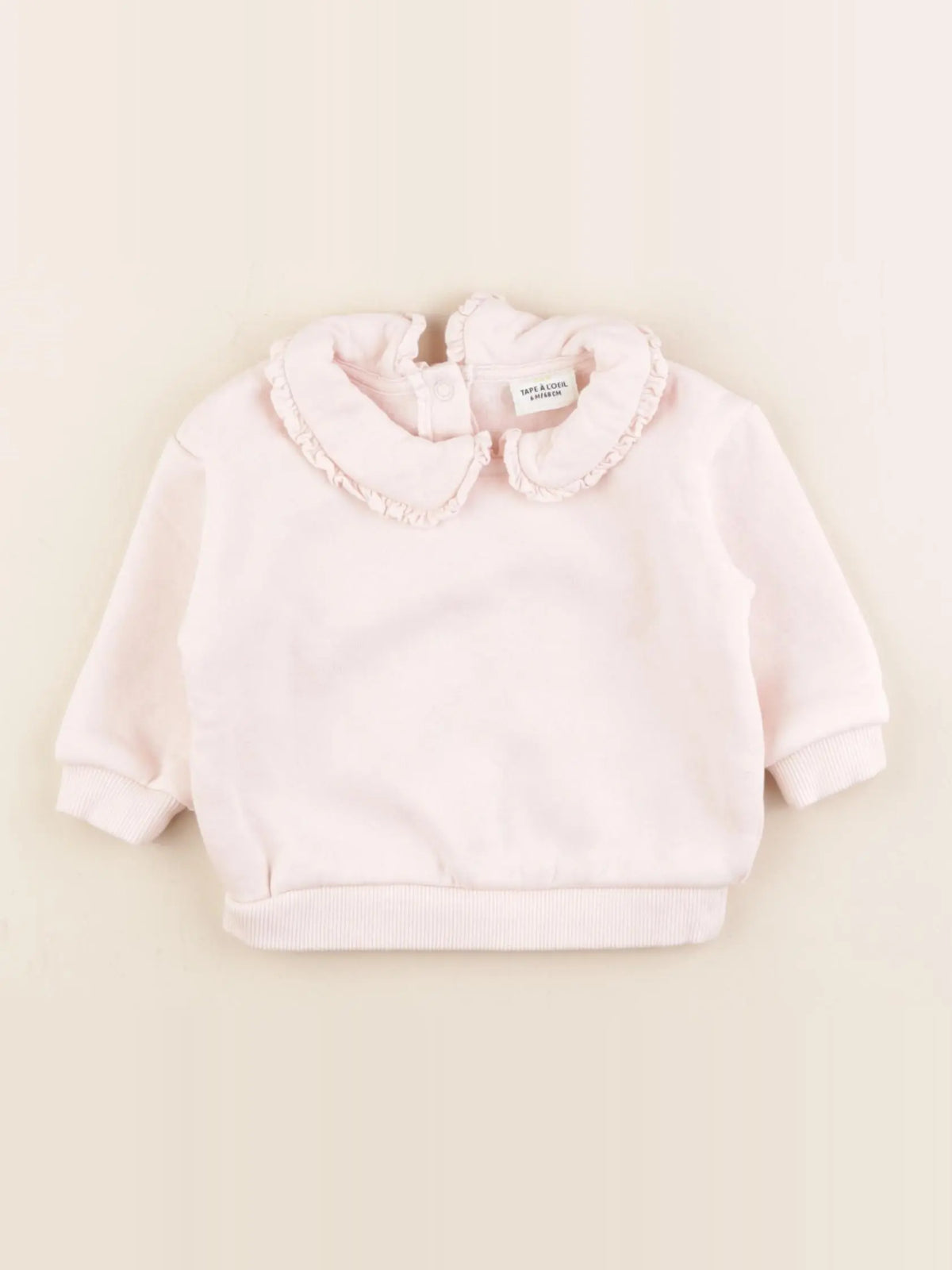 Tape à l'oeil - sweat rose - 6 mois