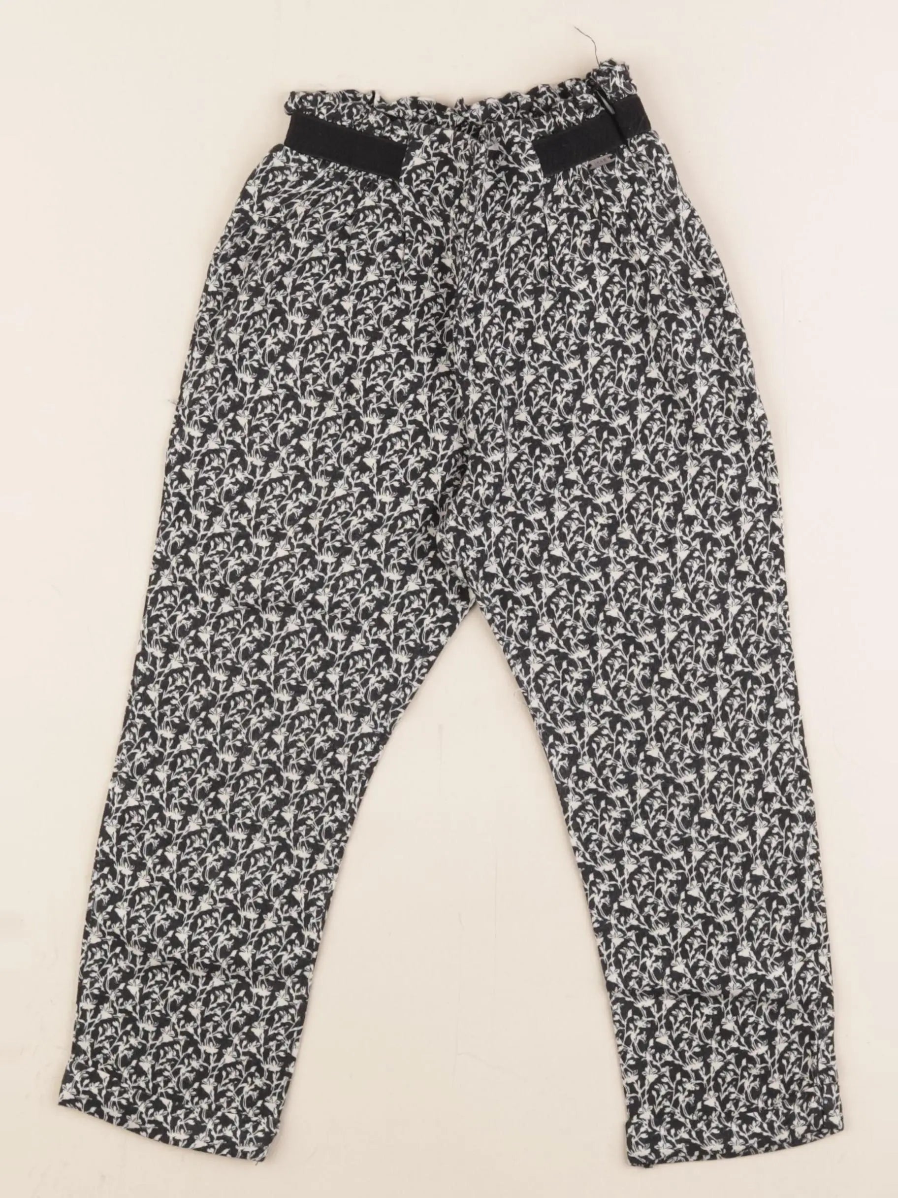 IKKS - pantalon noir, beige - 4 ans