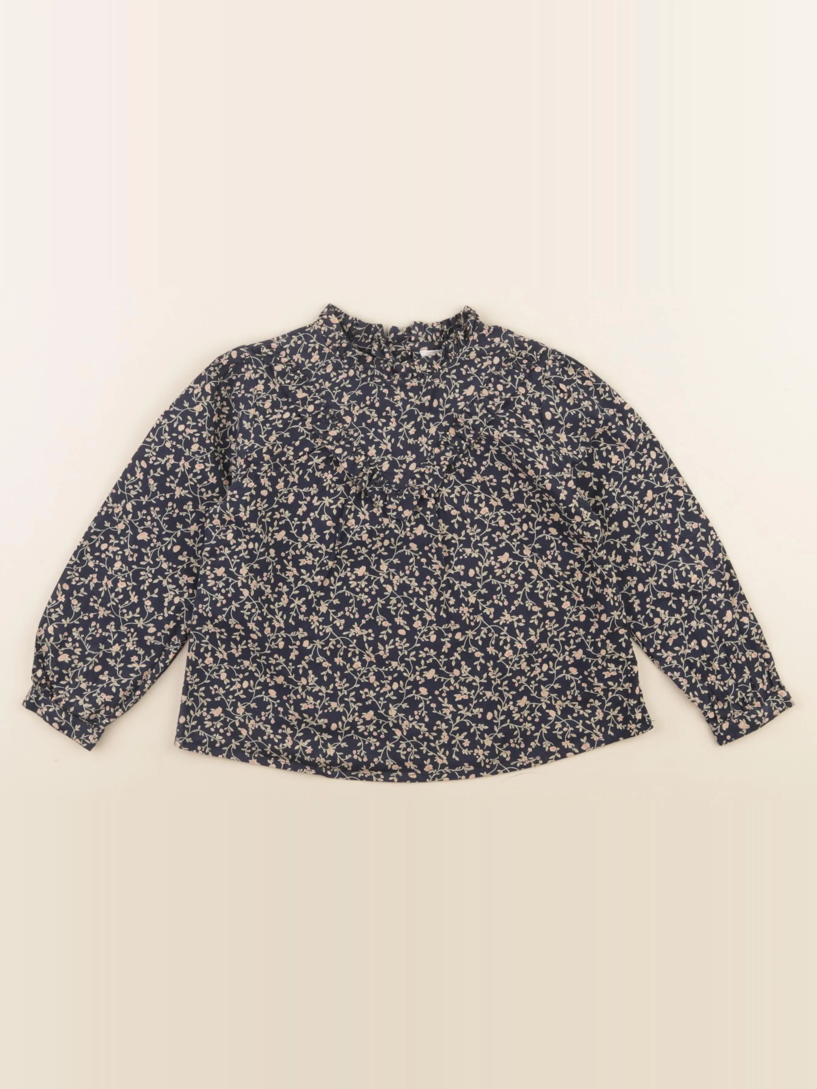 Vertbaudet - blouse bleu - 4 ans