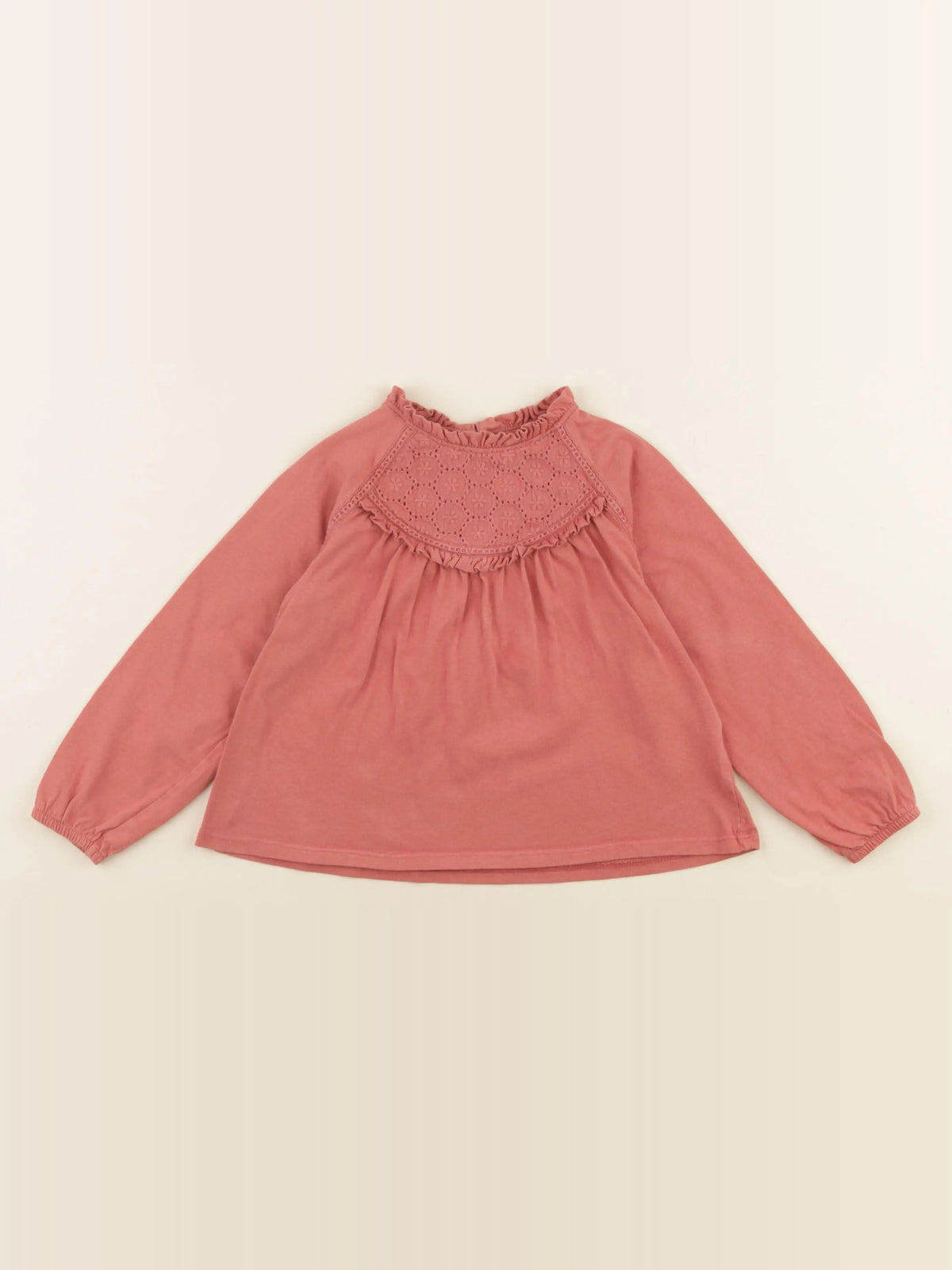 Vertbaudet - tee-shirt rose - 4 ans