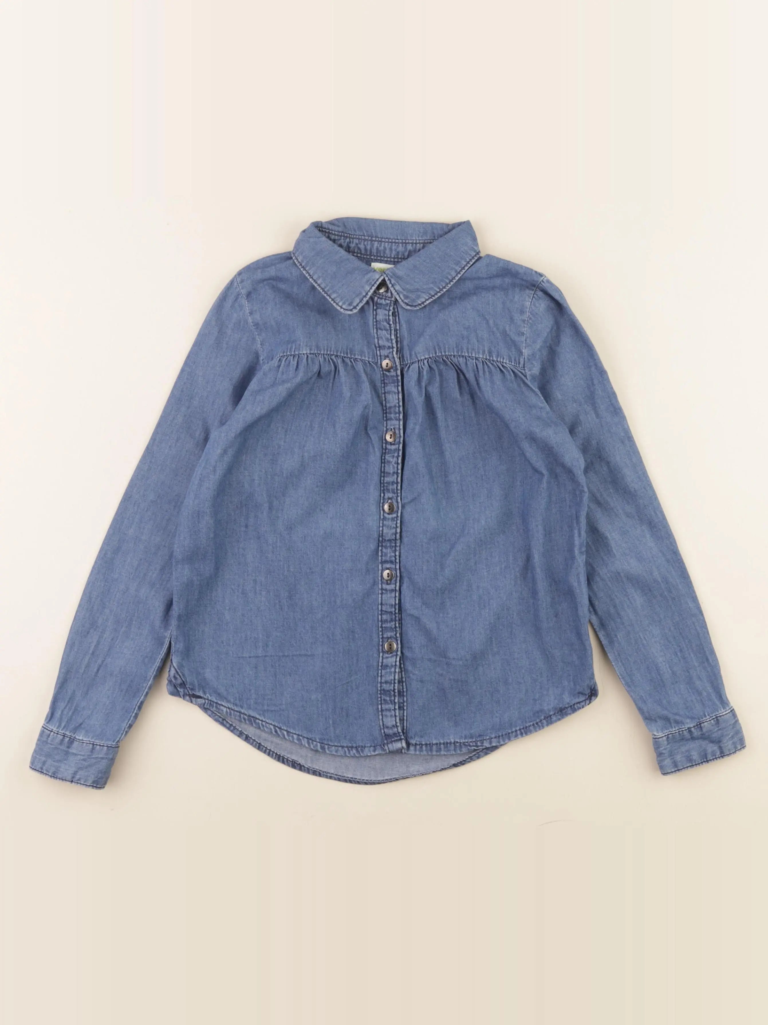 Vertbaudet - blouse bleu - 7 ans