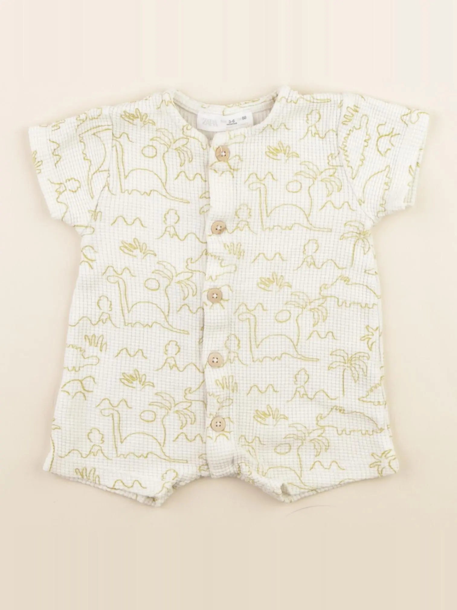 Zara - combinaison blanc - 3/6 mois