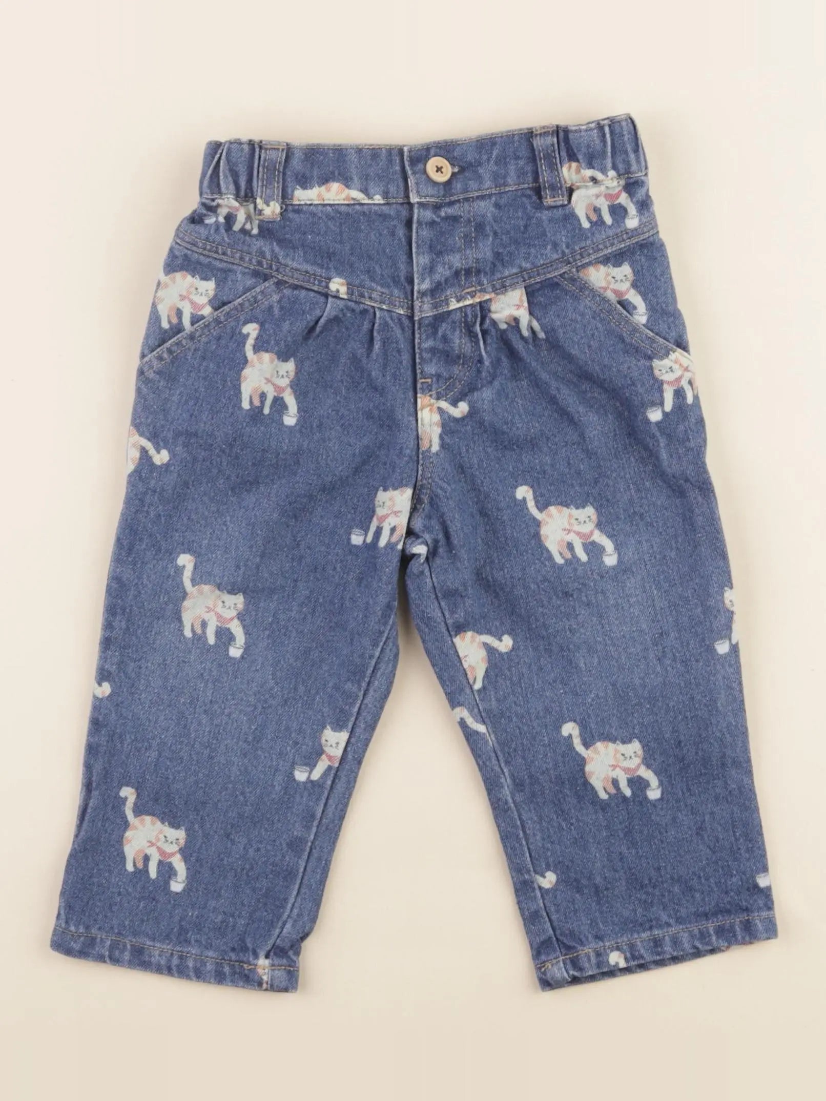 Boutchou - jean bleu - 12 mois