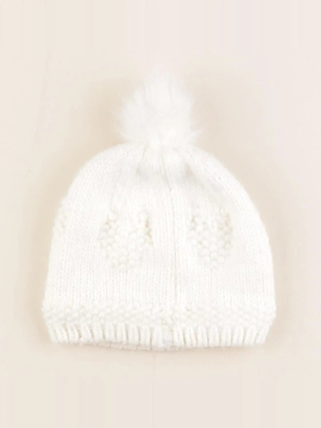 Vertbaudet - bonnet blanc - 4/6 ans