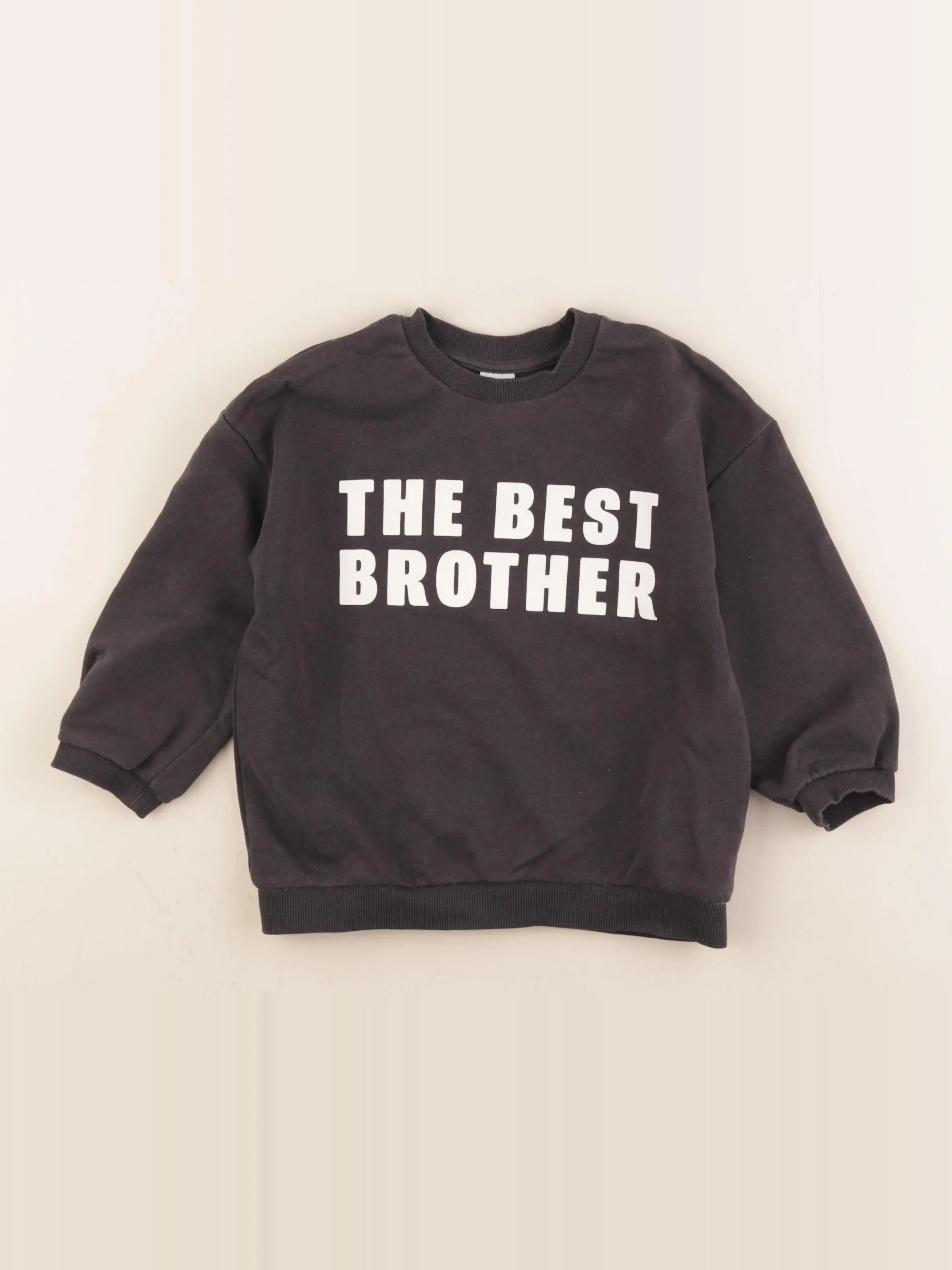 H&M - sweat gris - 2/3 ans