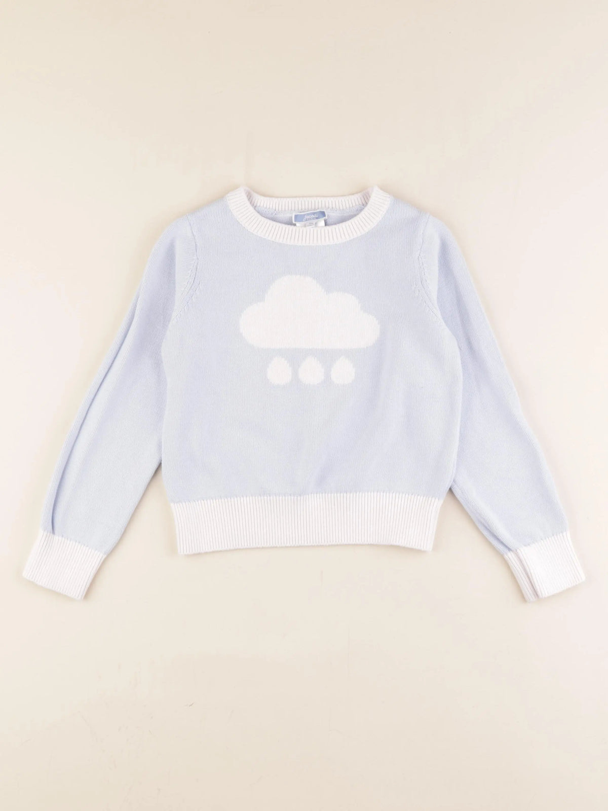 Jacadi - pull bleu - 8 ans