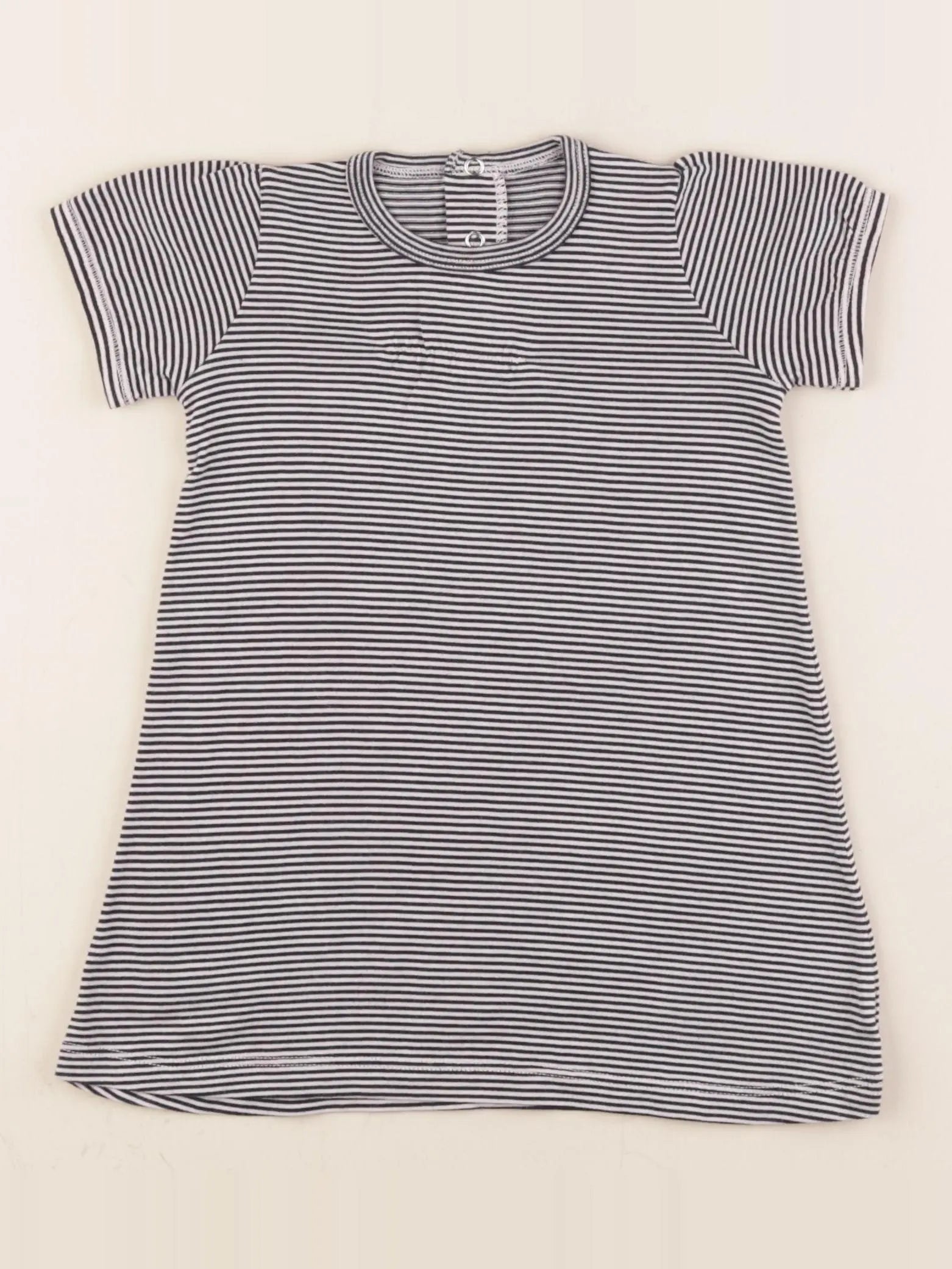 Petit Bateau - robe bleu - 6 mois