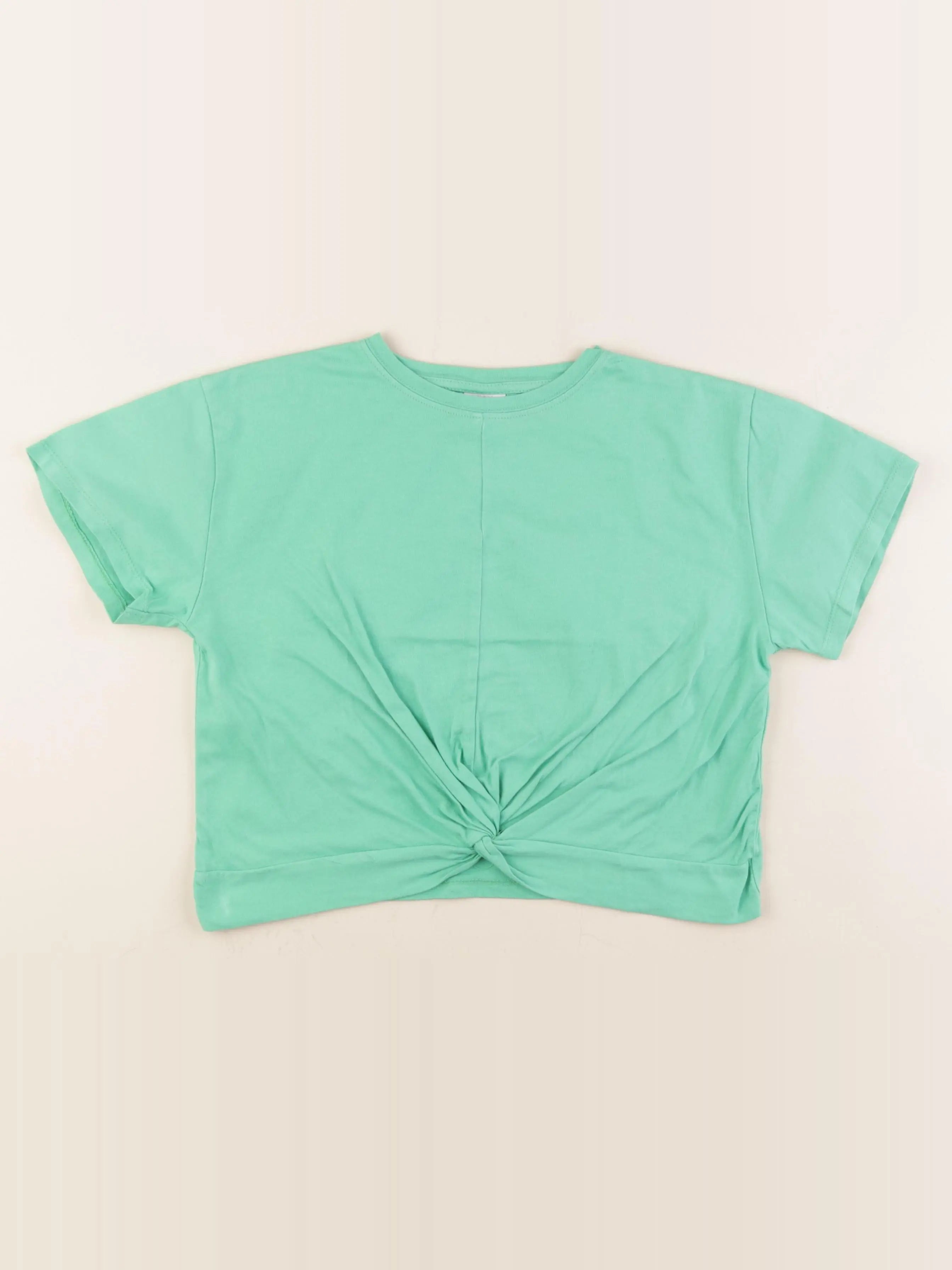 Zara - tee-shirt vert - 11/12 ans