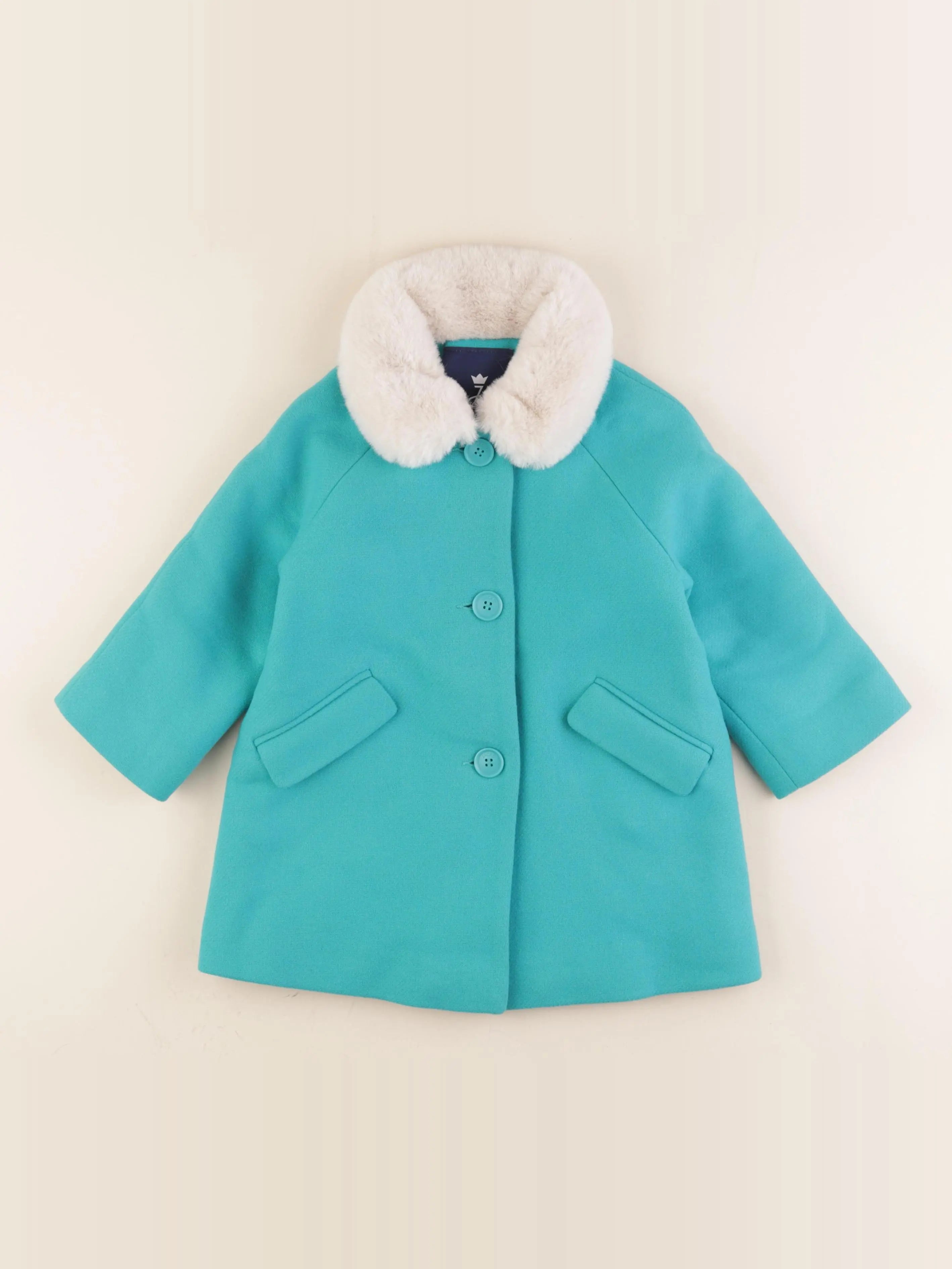 Jacadi - manteau bleu - 36 mois