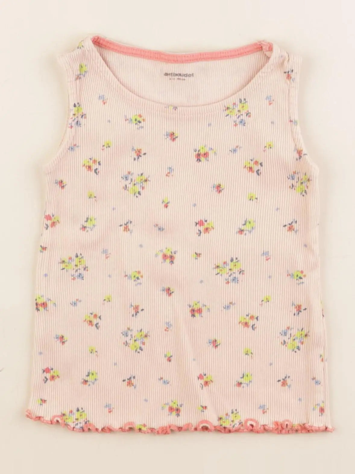 Vertbaudet - débardeur rose - 2 ans