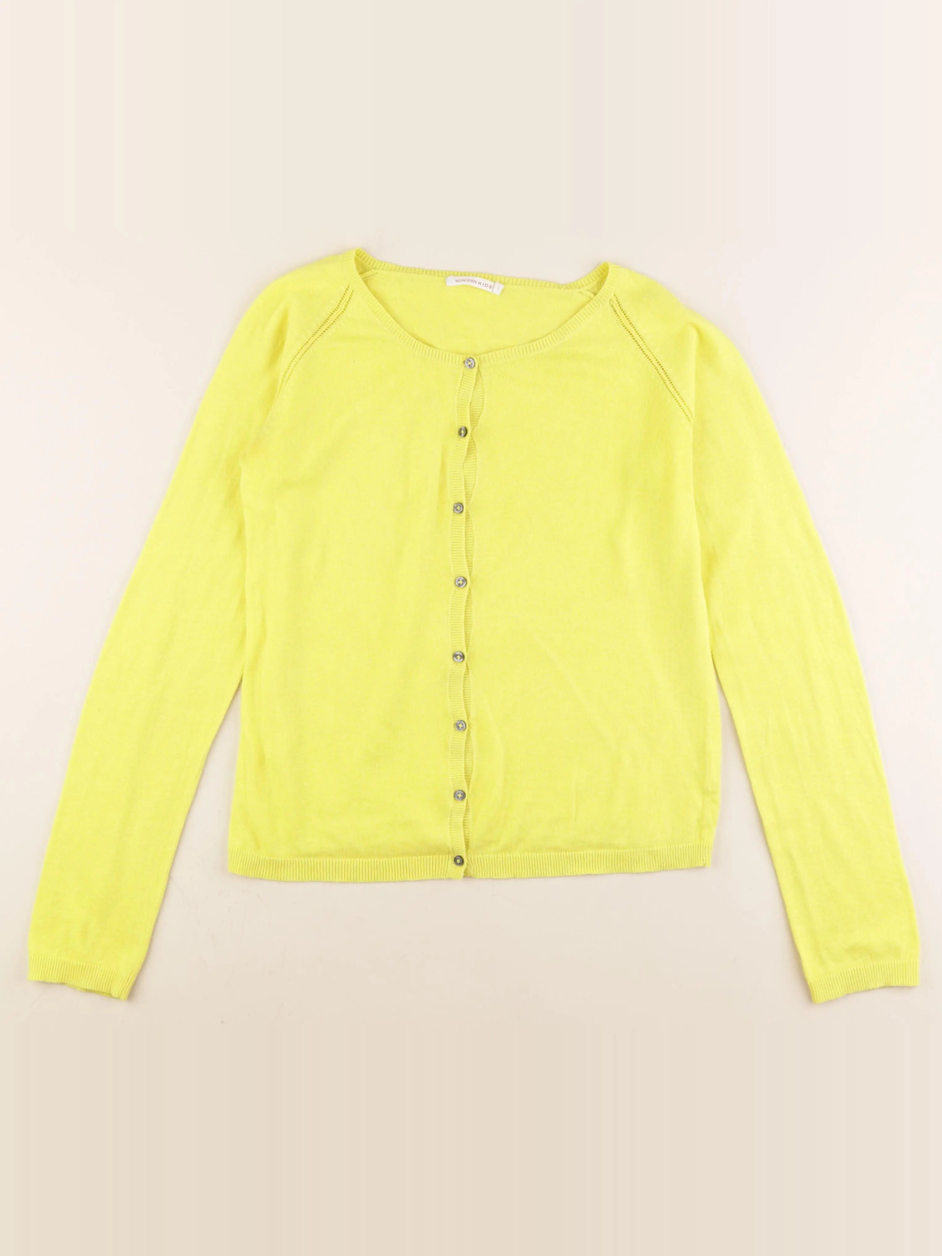 Monoprix - gilet jaune - 14 ans