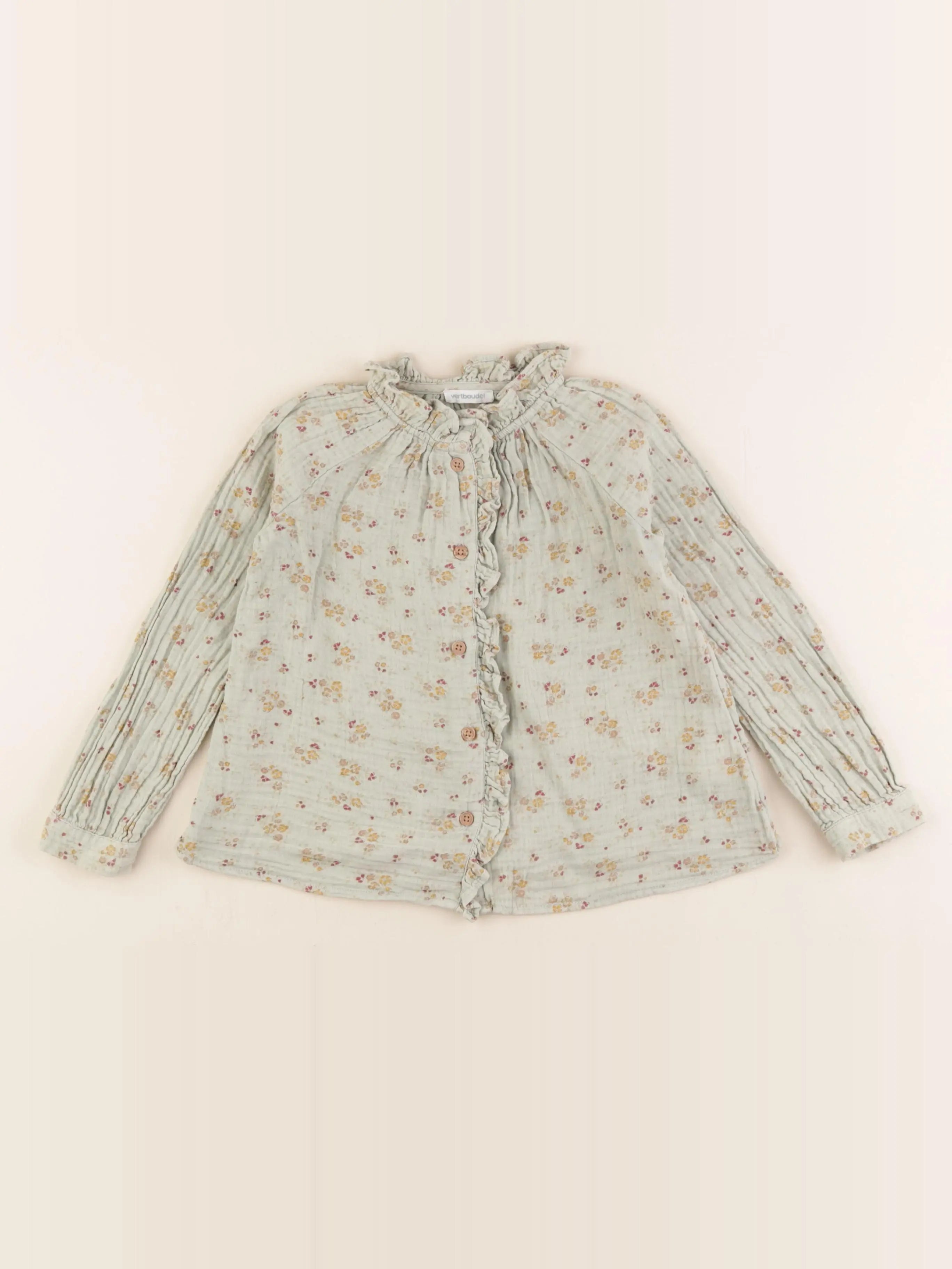 Vertbaudet - blouse vert - 4 ans
