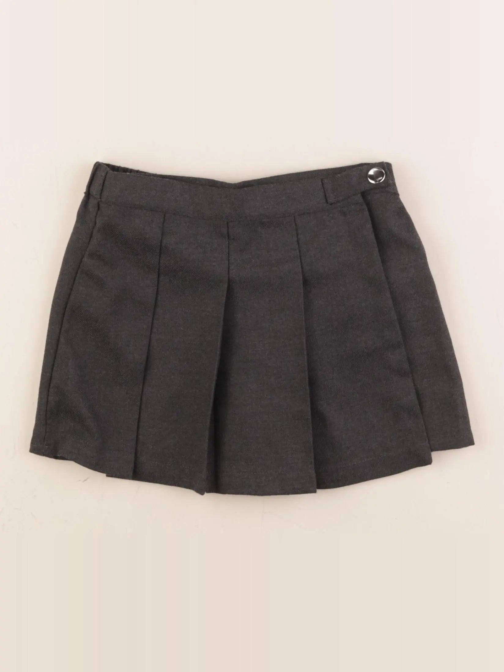 Vertbaudet - jupe short gris - 6 ans