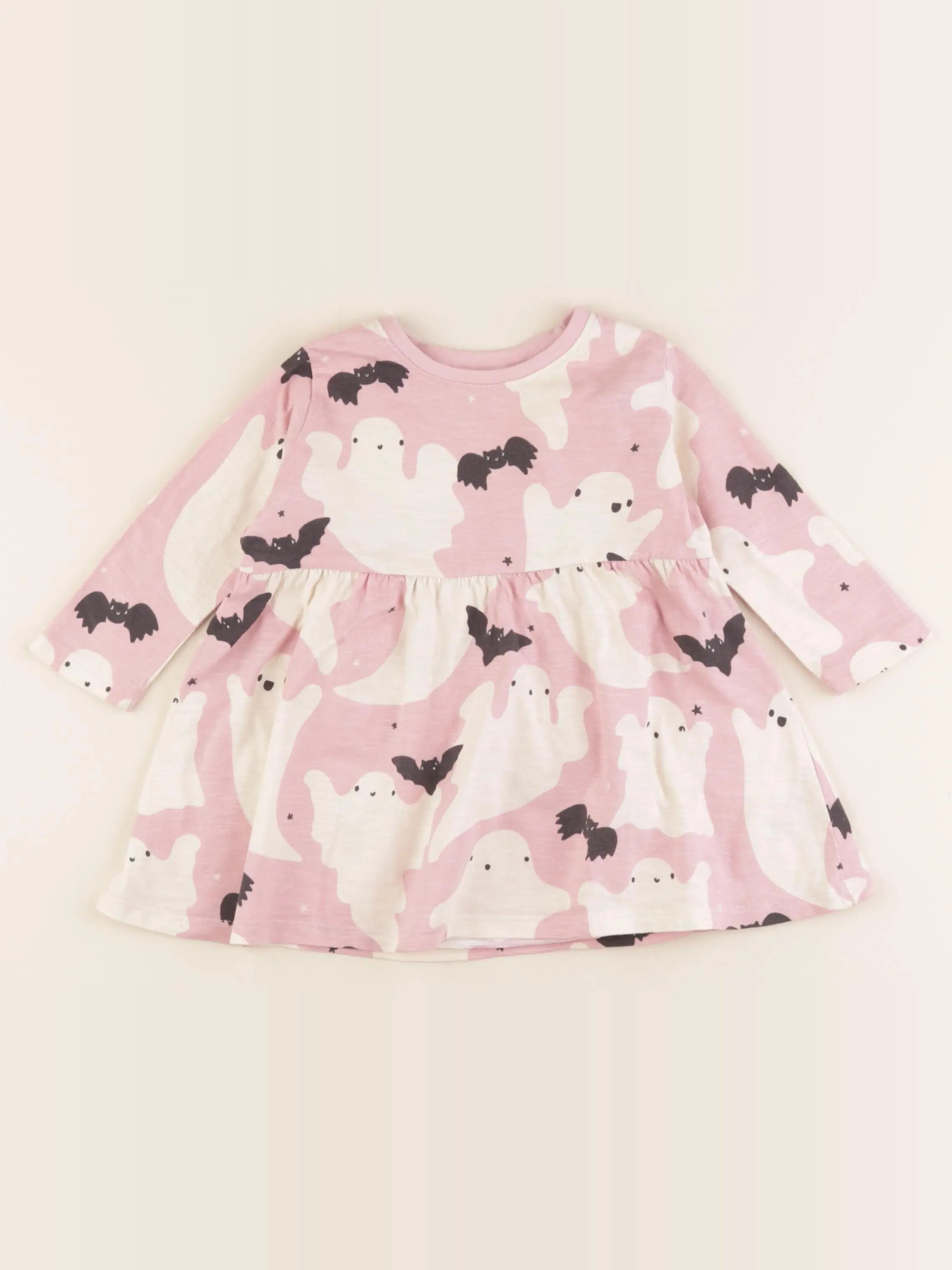 Next - robe rose - 6/9 mois