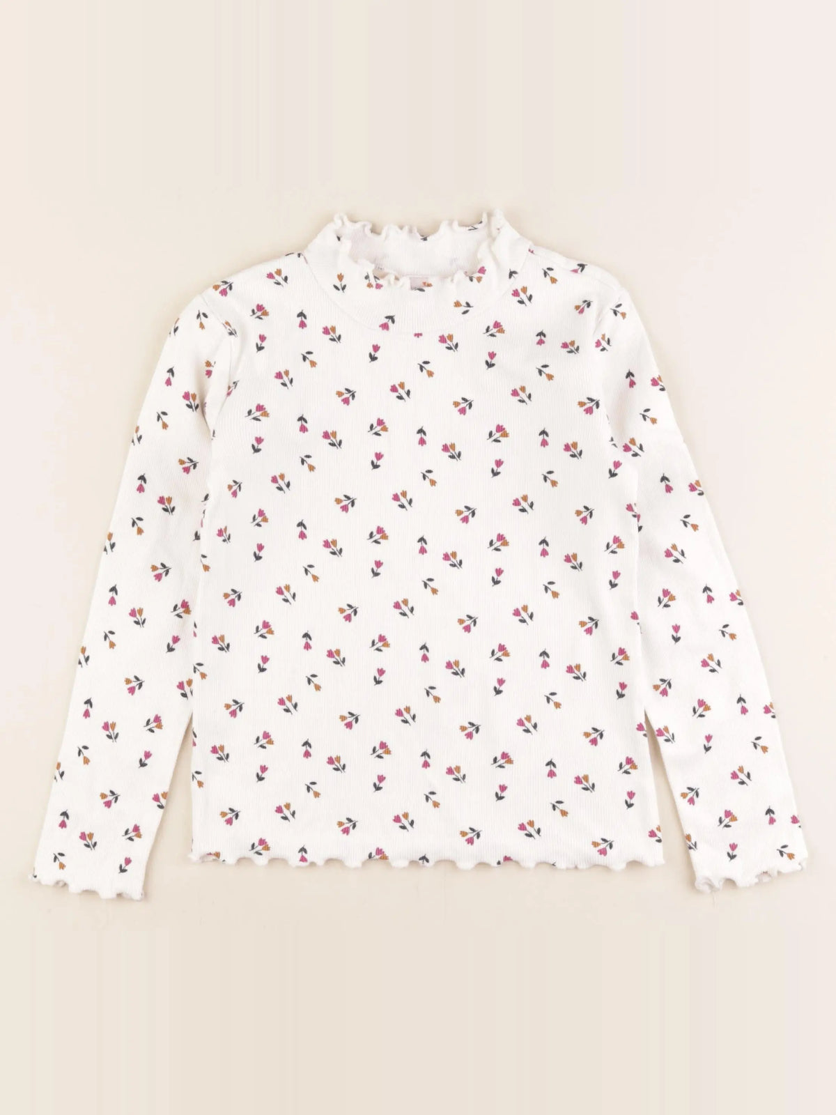 Tape à l'oeil - sous-pull blanc - 8 ans