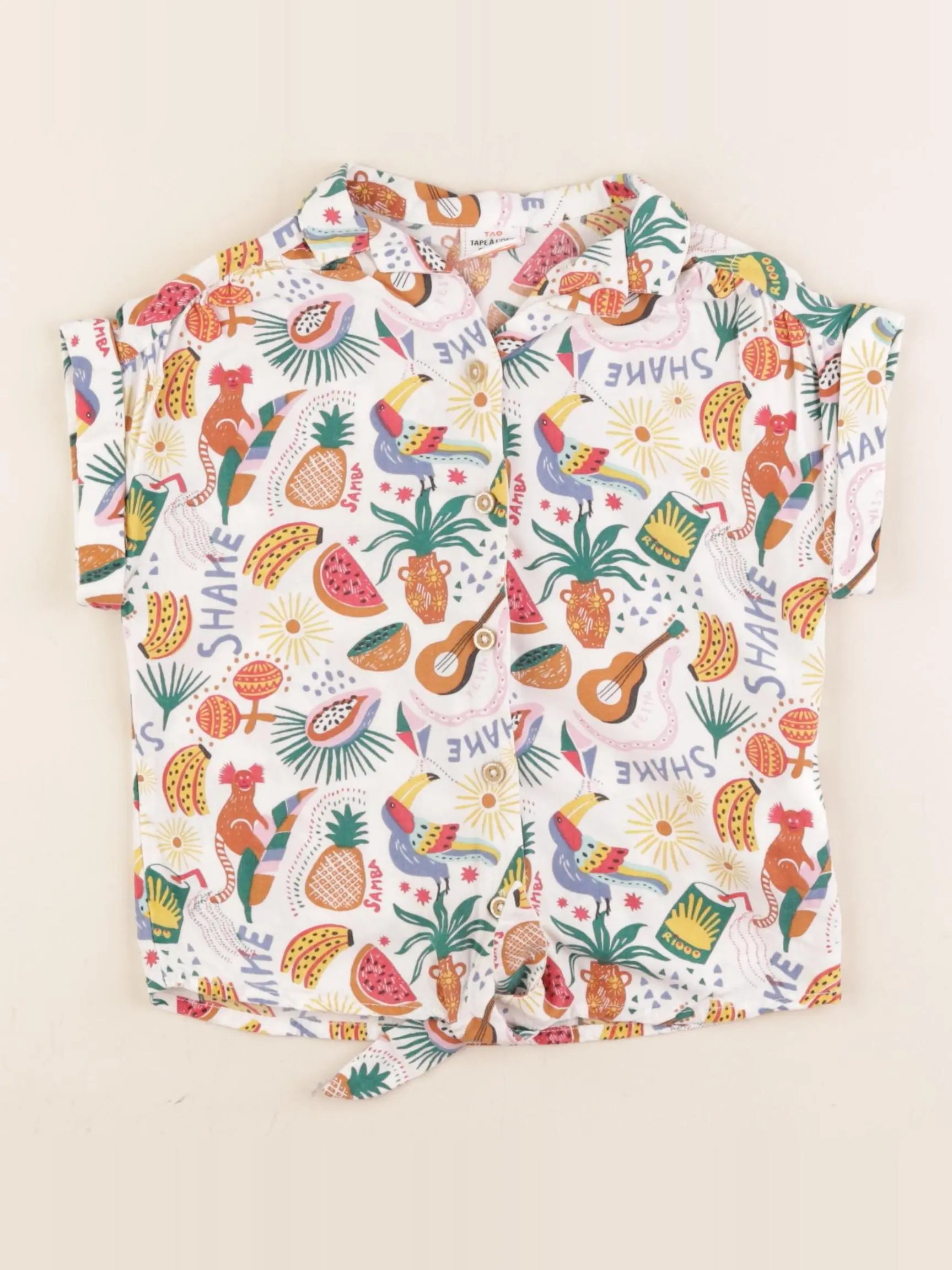 Tape à l'oeil - chemise beige, multicolore - 6 ans