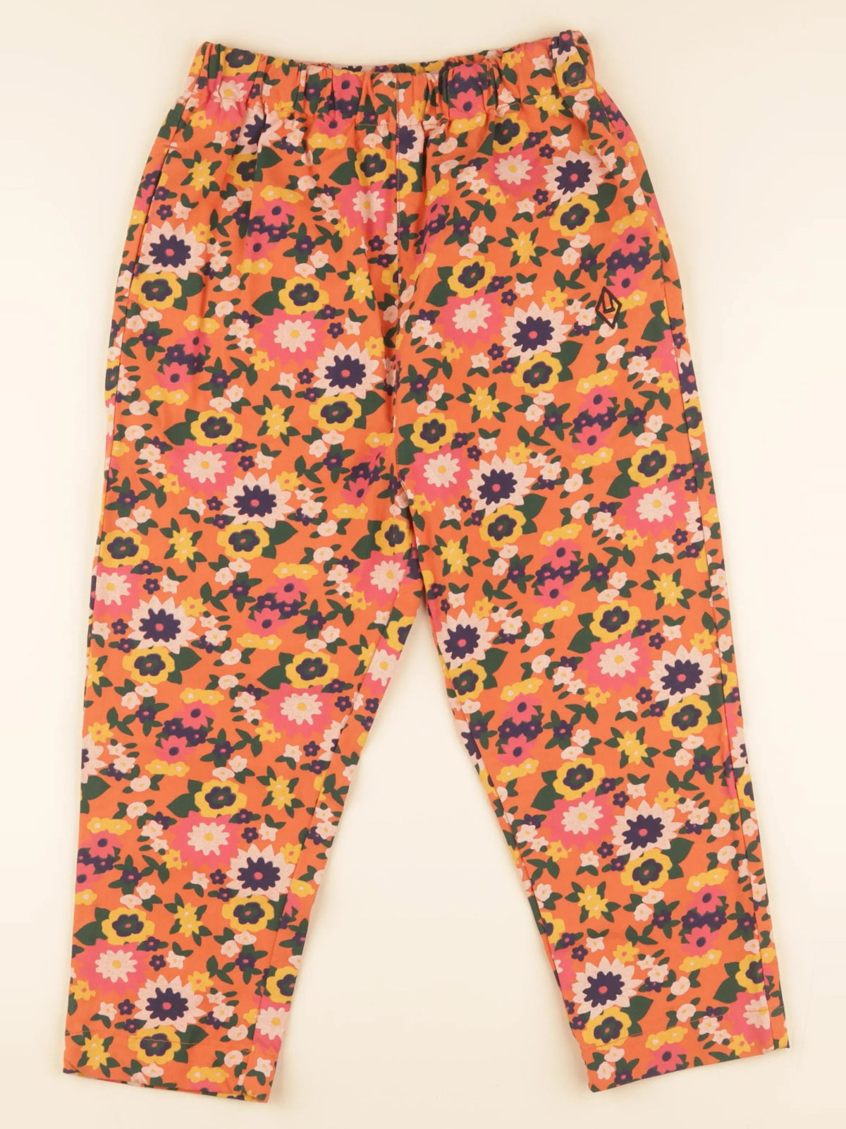 The animals observatory - pantalon orange - 8 ans