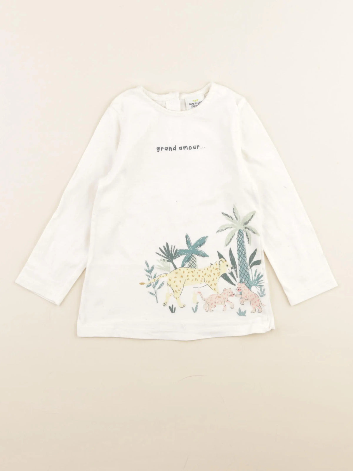 Tape à l'oeil - tee-shirt beige - 24 mois