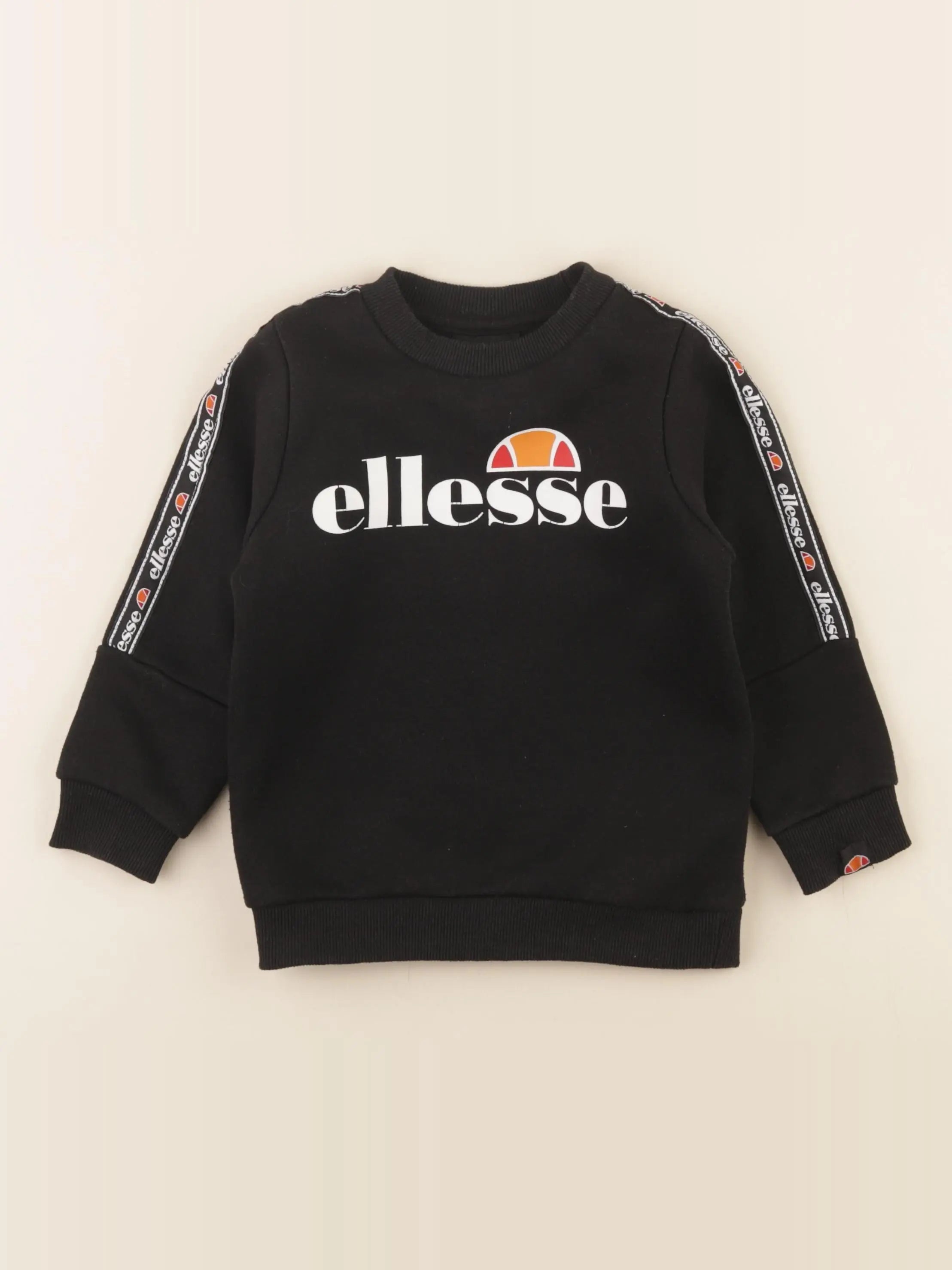 Ellesse - sweat noir - 3/4 ans