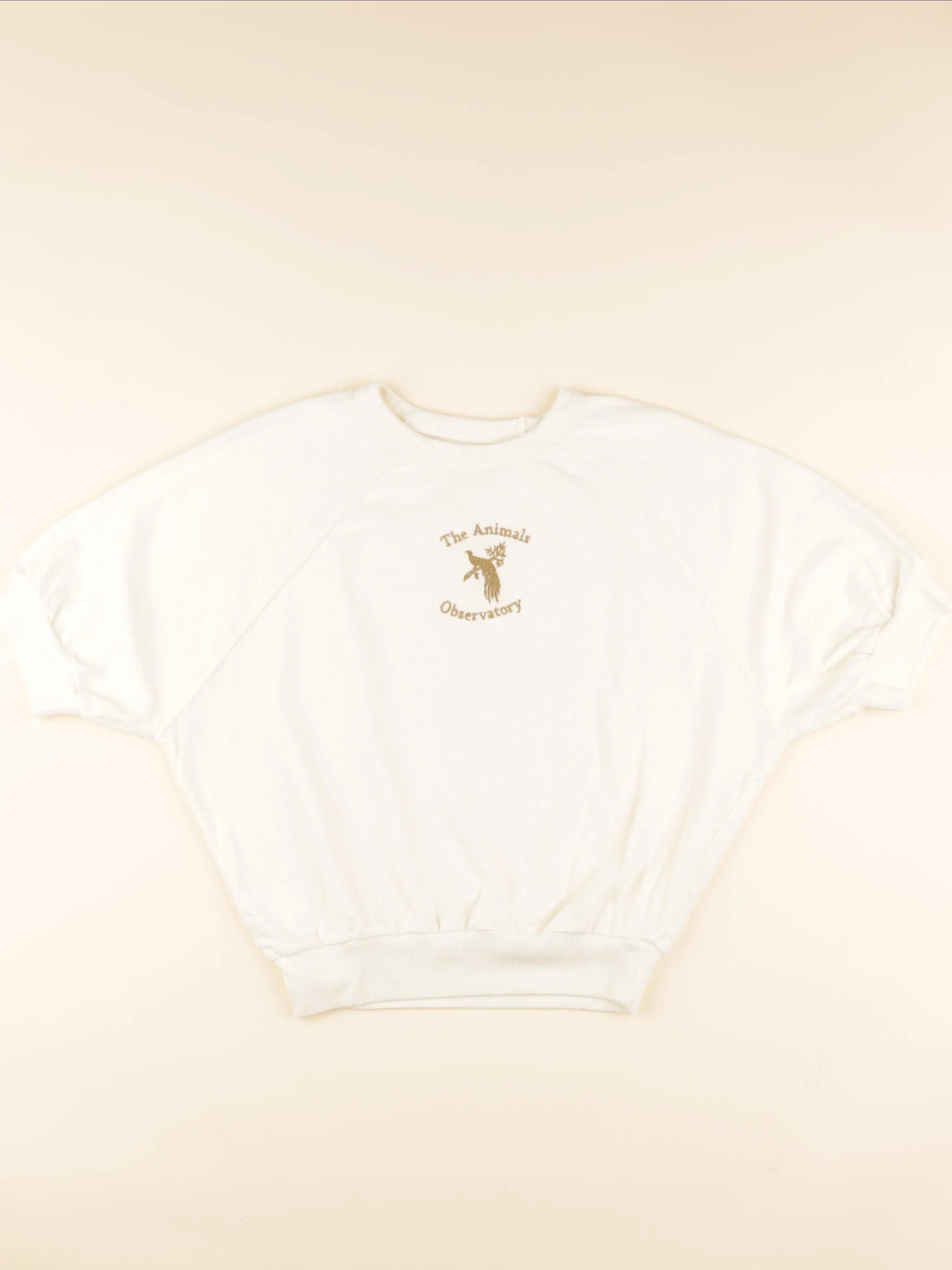 The animals observatory - sweat blanc - 8 ans