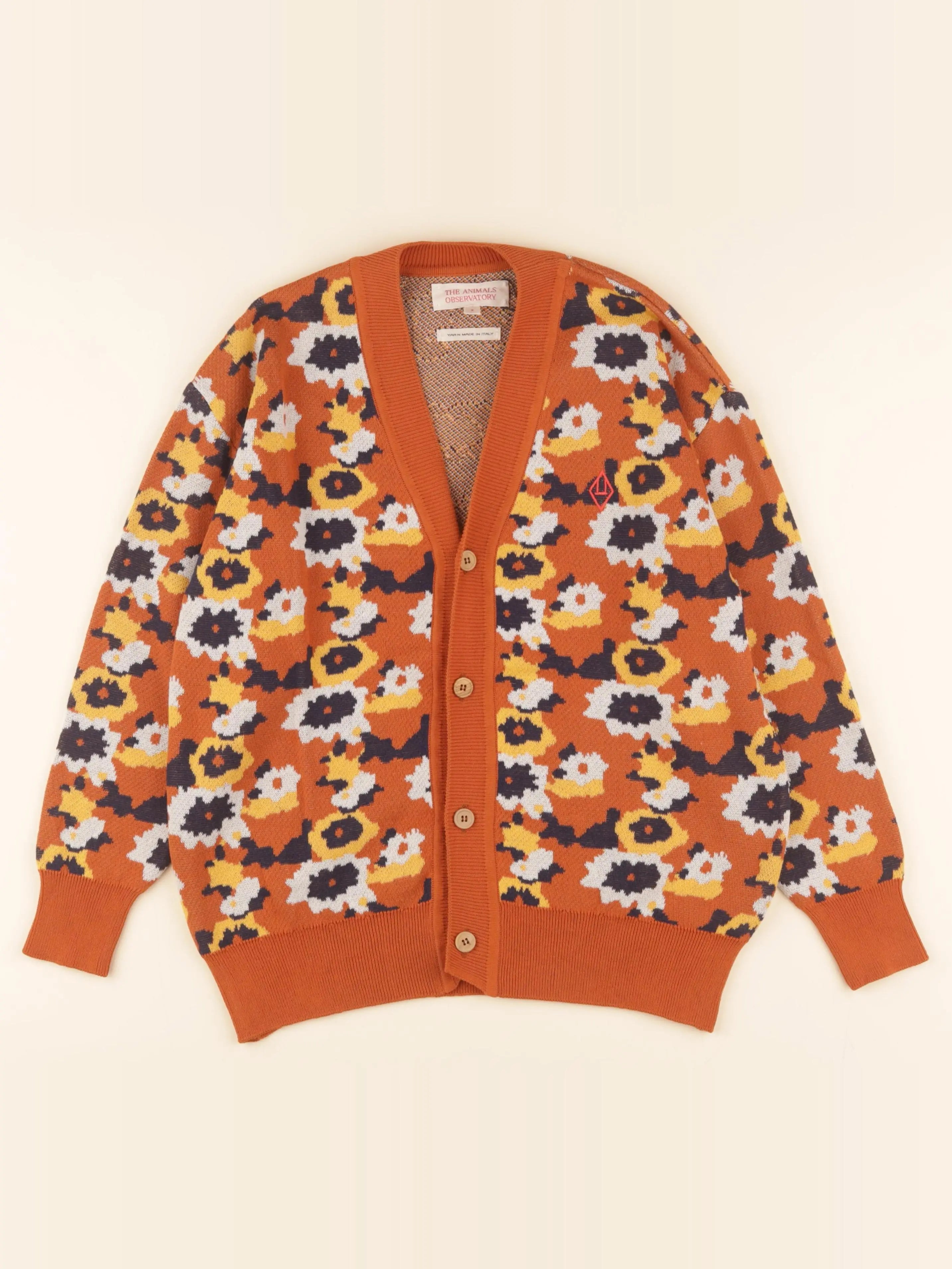 The animals observatory - gilet orange - 8 ans