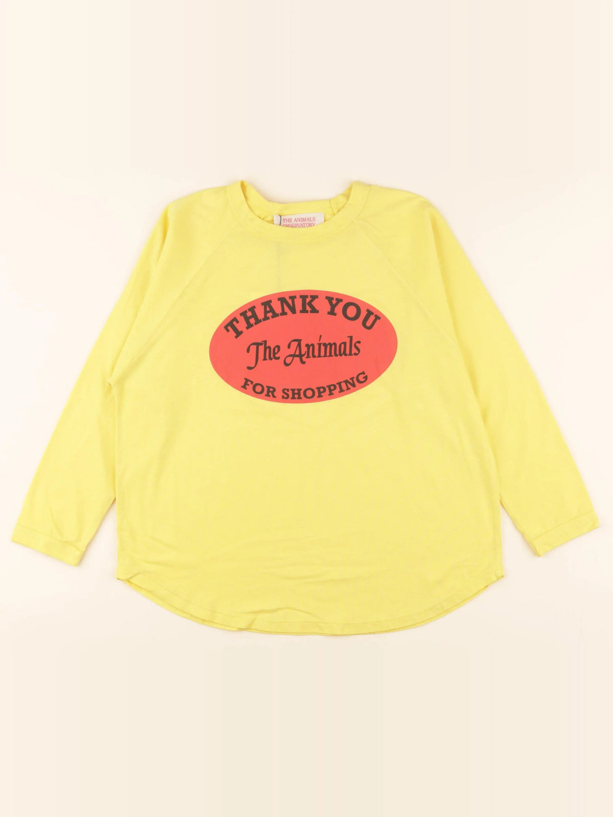 The animals observatory - tee-shirt jaune (état neuf) - 8 ans