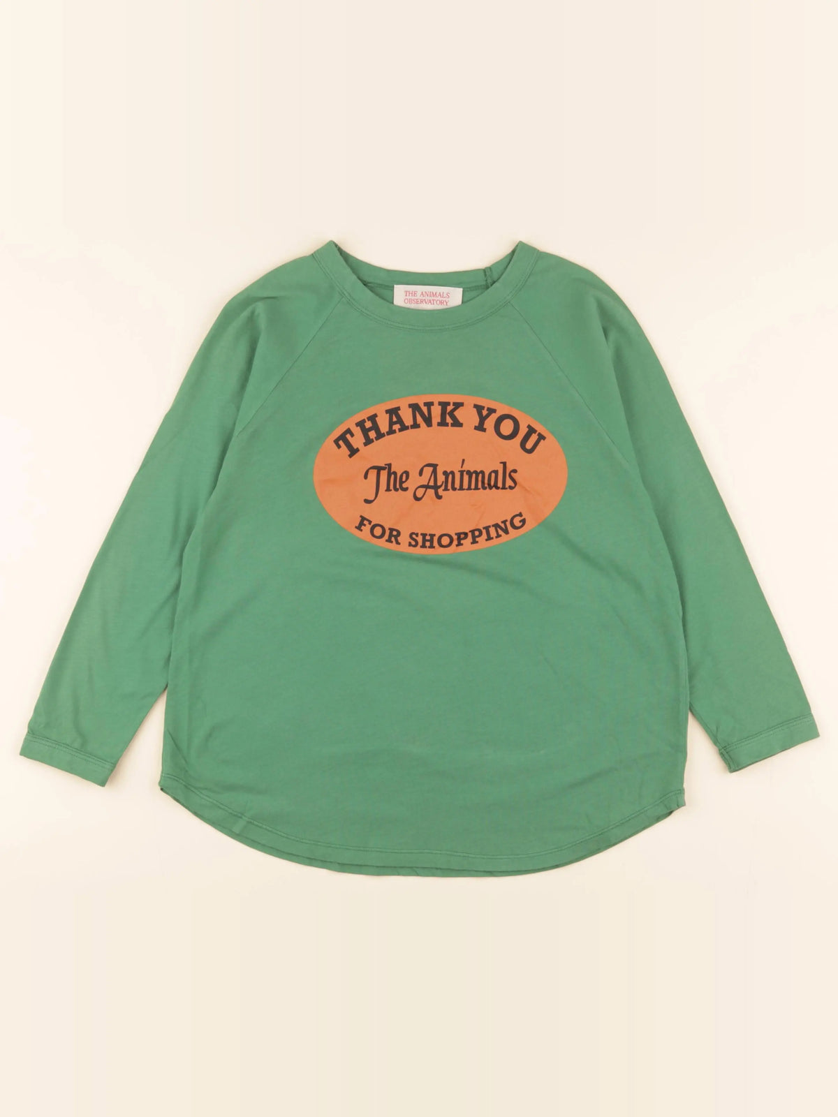 The animals observatory - tee-shirt vert - 8 ans