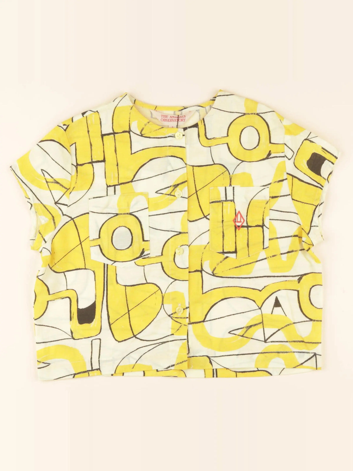 The animals observatory - blouse jaune - 8 ans