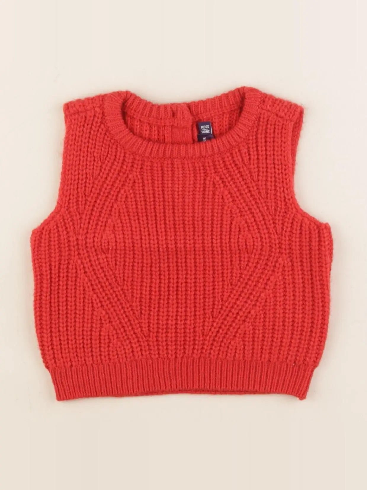 Sergent Major - pull rouge - 3 mois