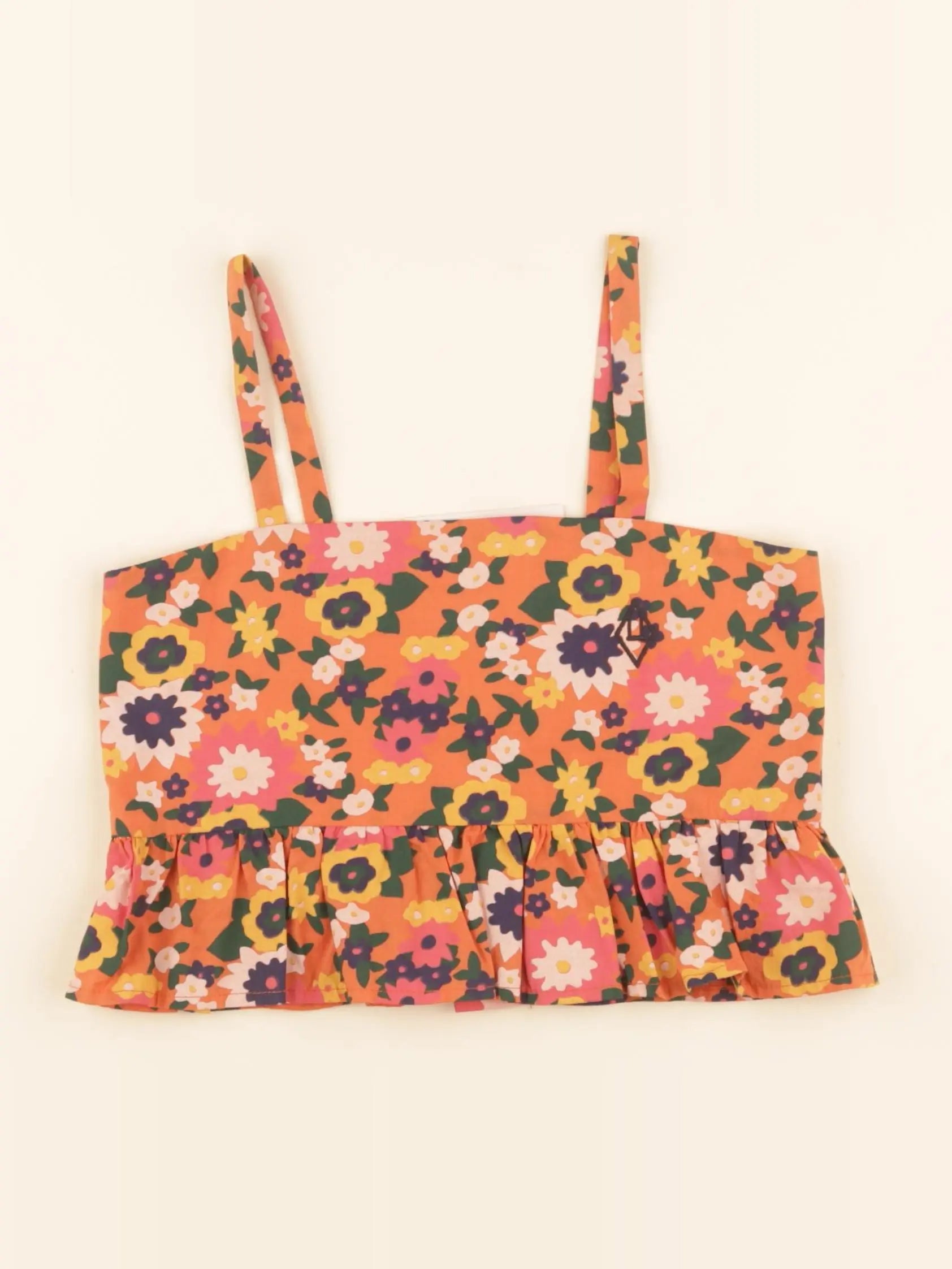 The animals observatory - blouse orange - 8 ans