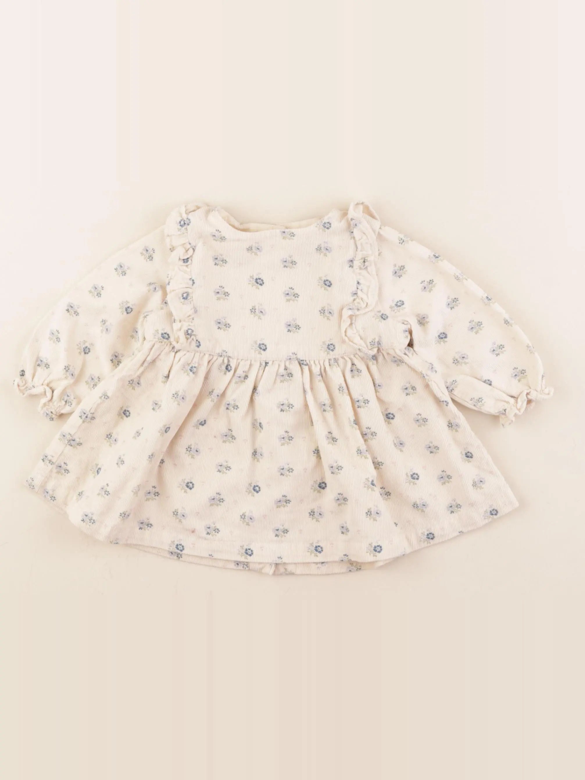Cyrillus - robe beige - 3 mois