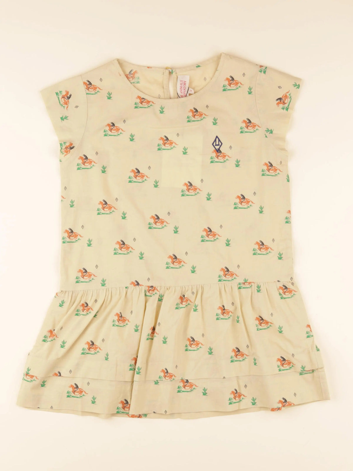 The animals observatory - robe beige - 8 ans