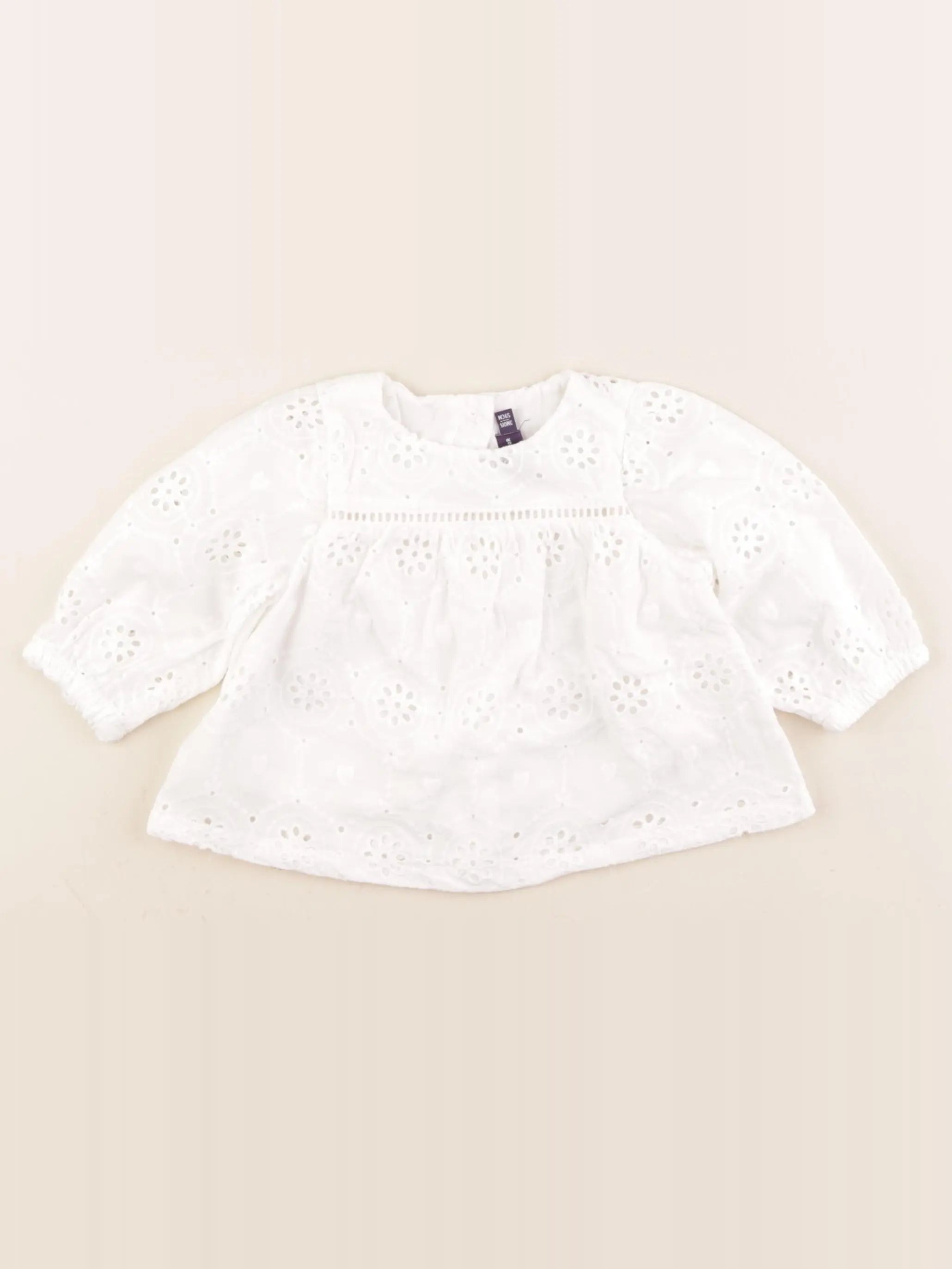 Sergent Major - blouse blanc - 3 mois