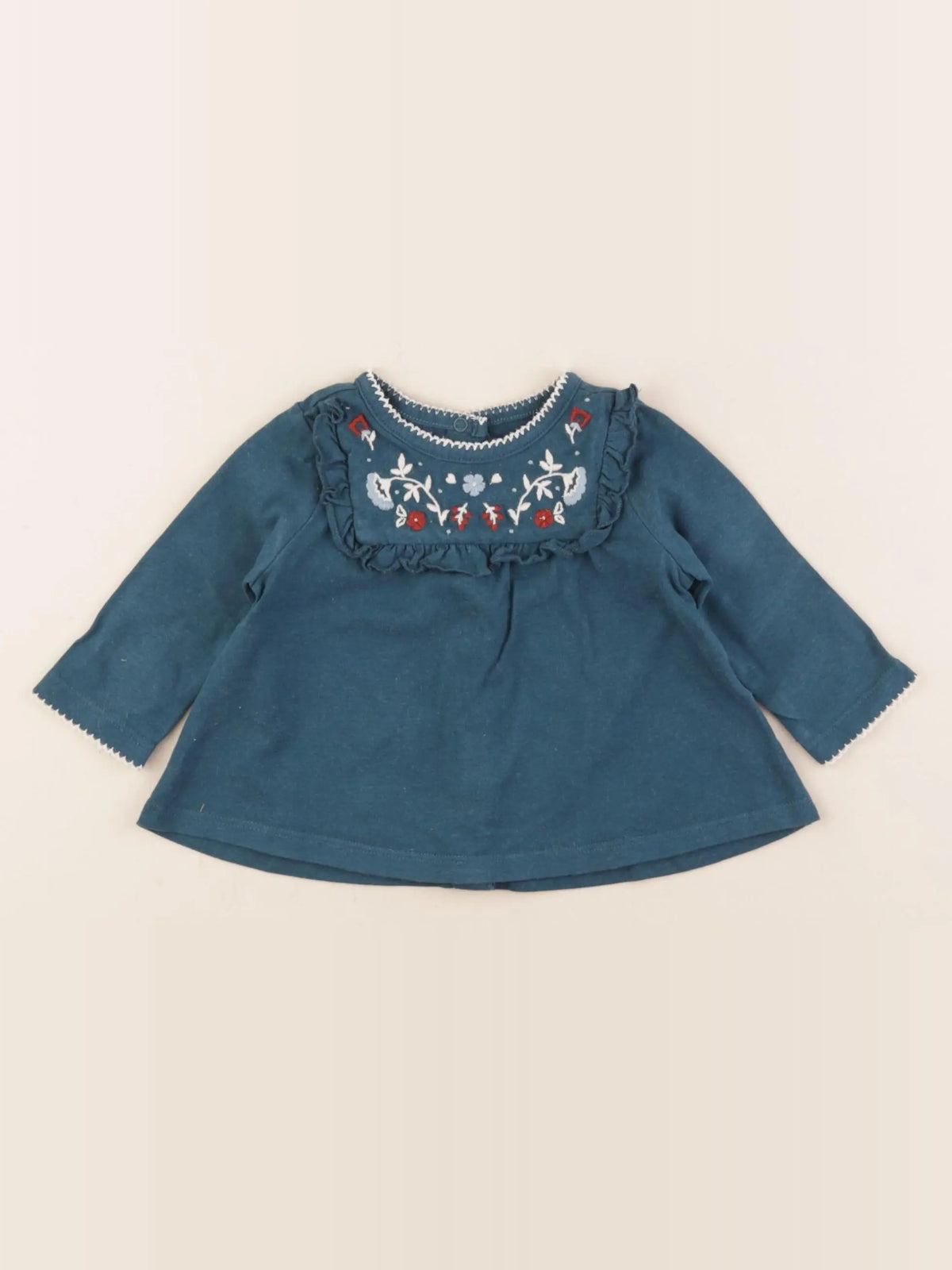 Sergent Major - tee-shirt bleu - 3 mois