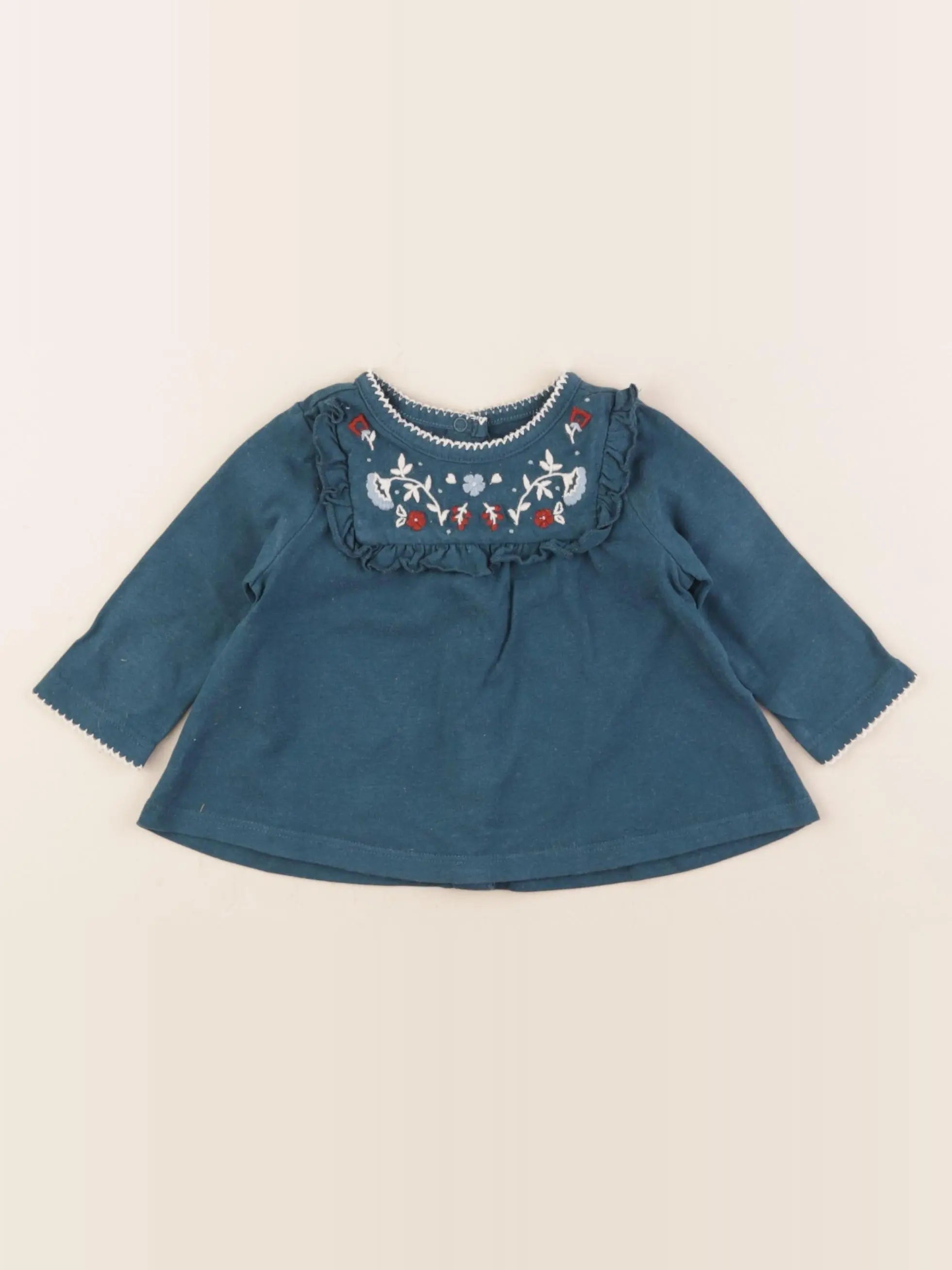 Sergent Major - tee-shirt bleu - 3 mois