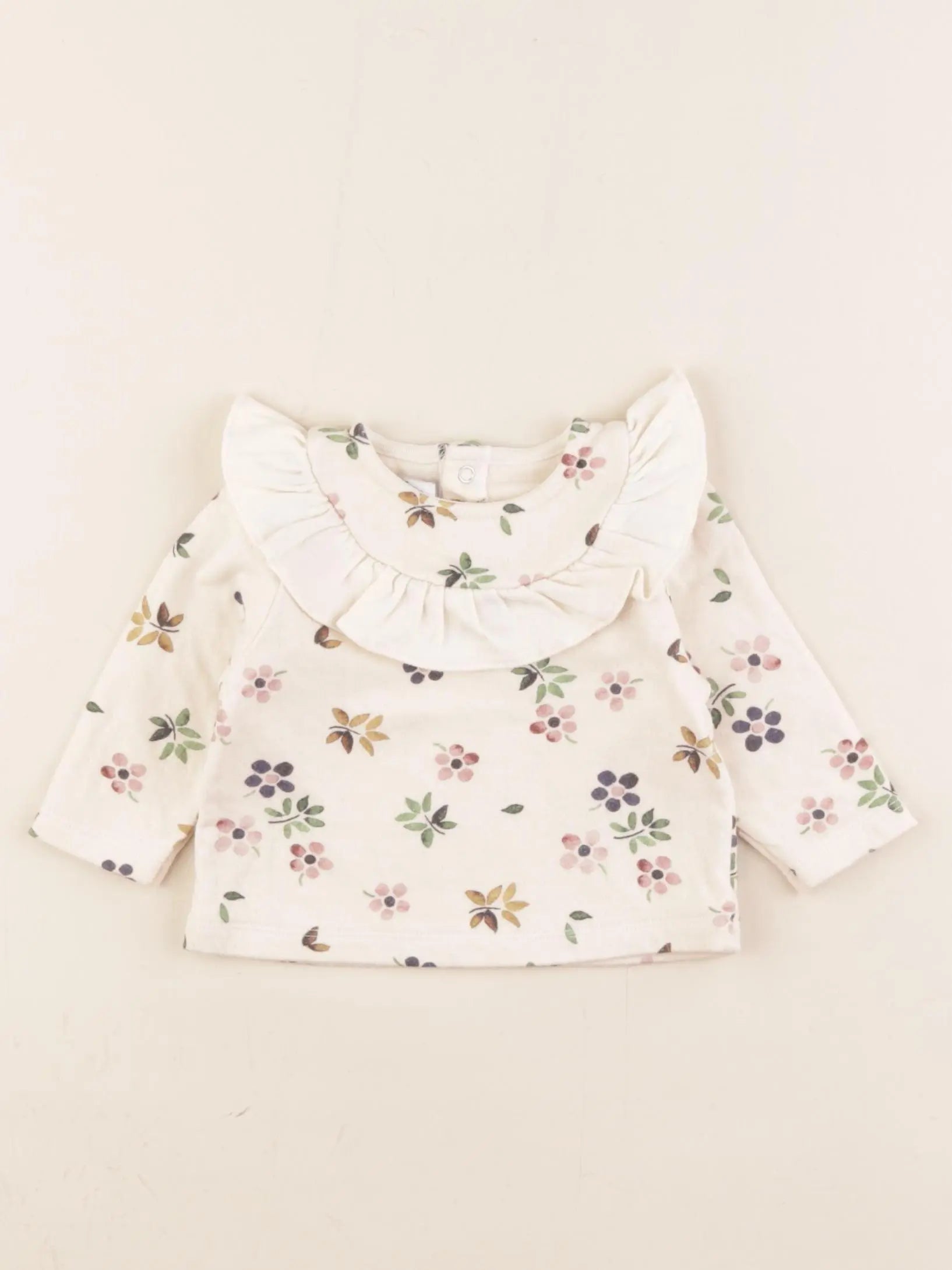 Petit Bateau - tee-shirt beige - 3 mois