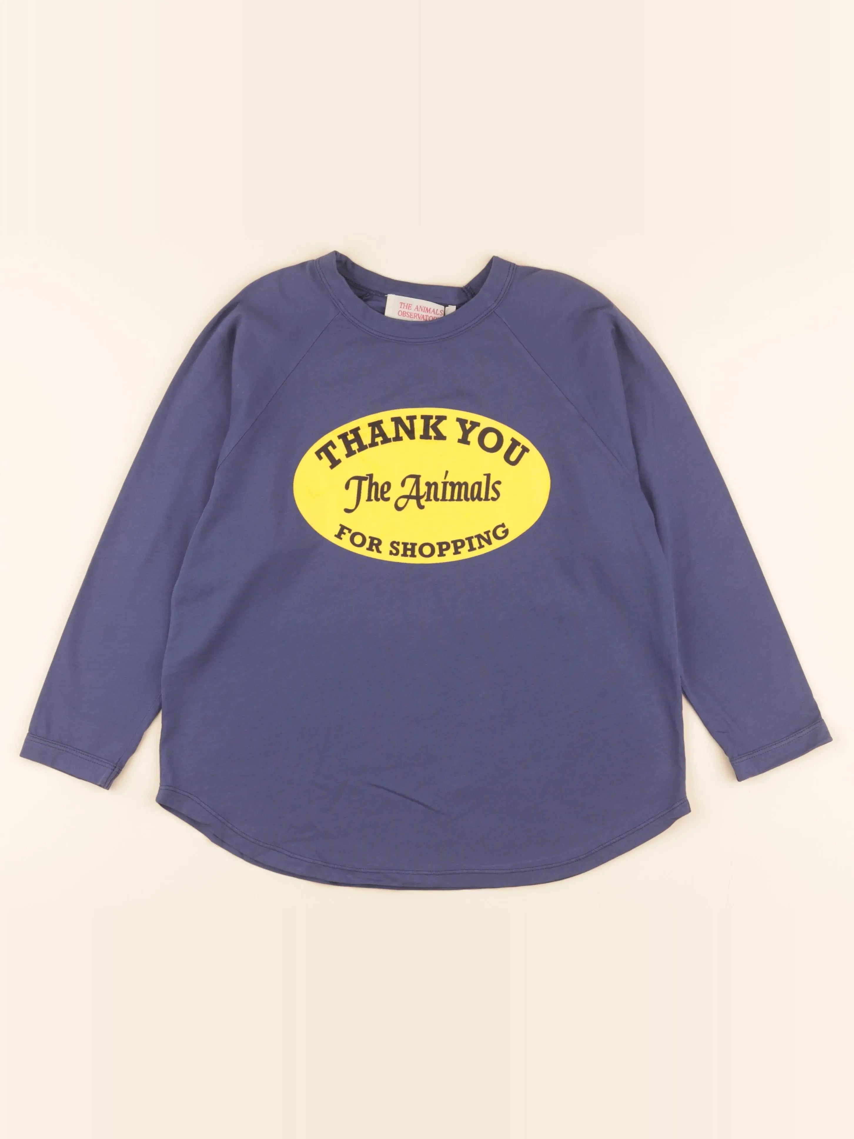 The animals observatory - tee-shirt bleu - 8 ans