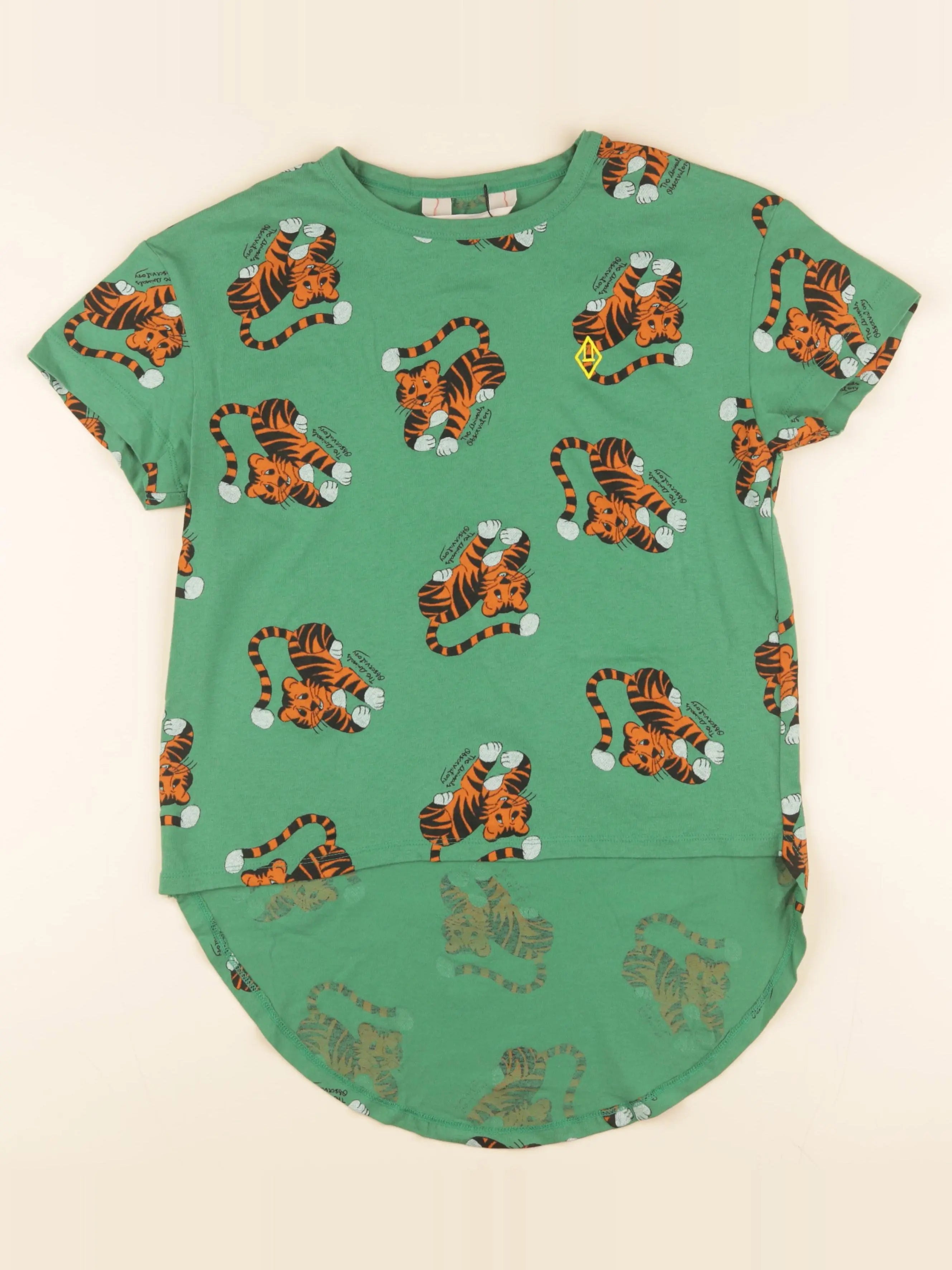 The animals observatory - tee-shirt vert - 8 ans