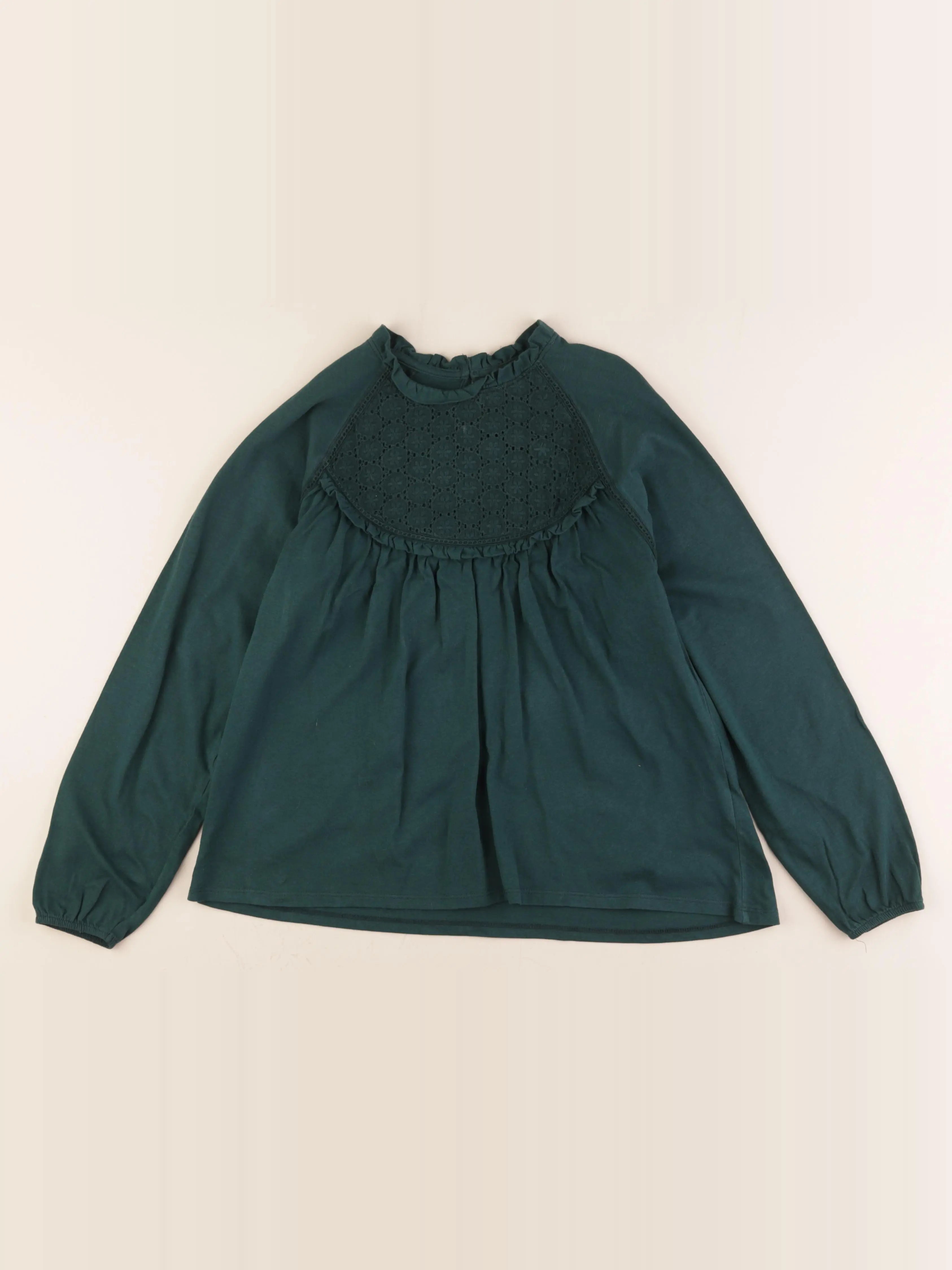 Vertbaudet - tee-shirt vert - 12 ans