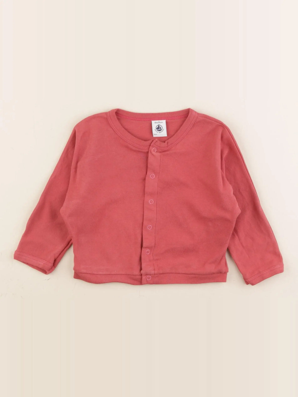 Petit Bateau - tee-shirt rose - 18 mois
