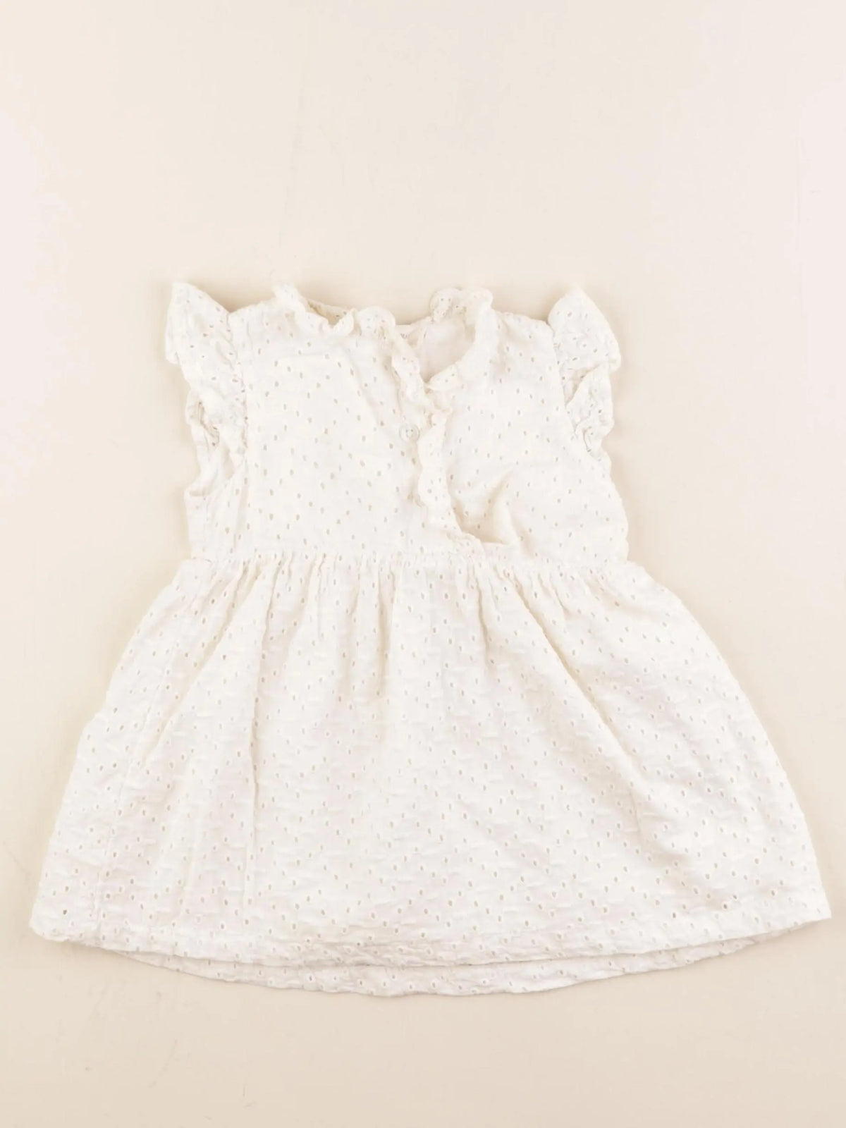 Boutchou - robe blanc - 9 mois