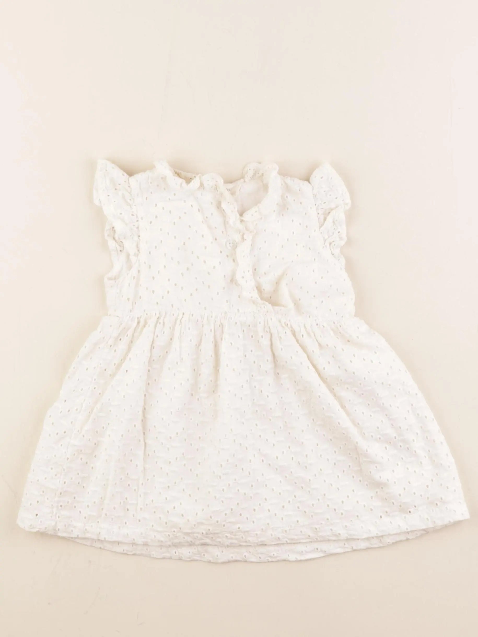 Boutchou - robe blanc - 9 mois