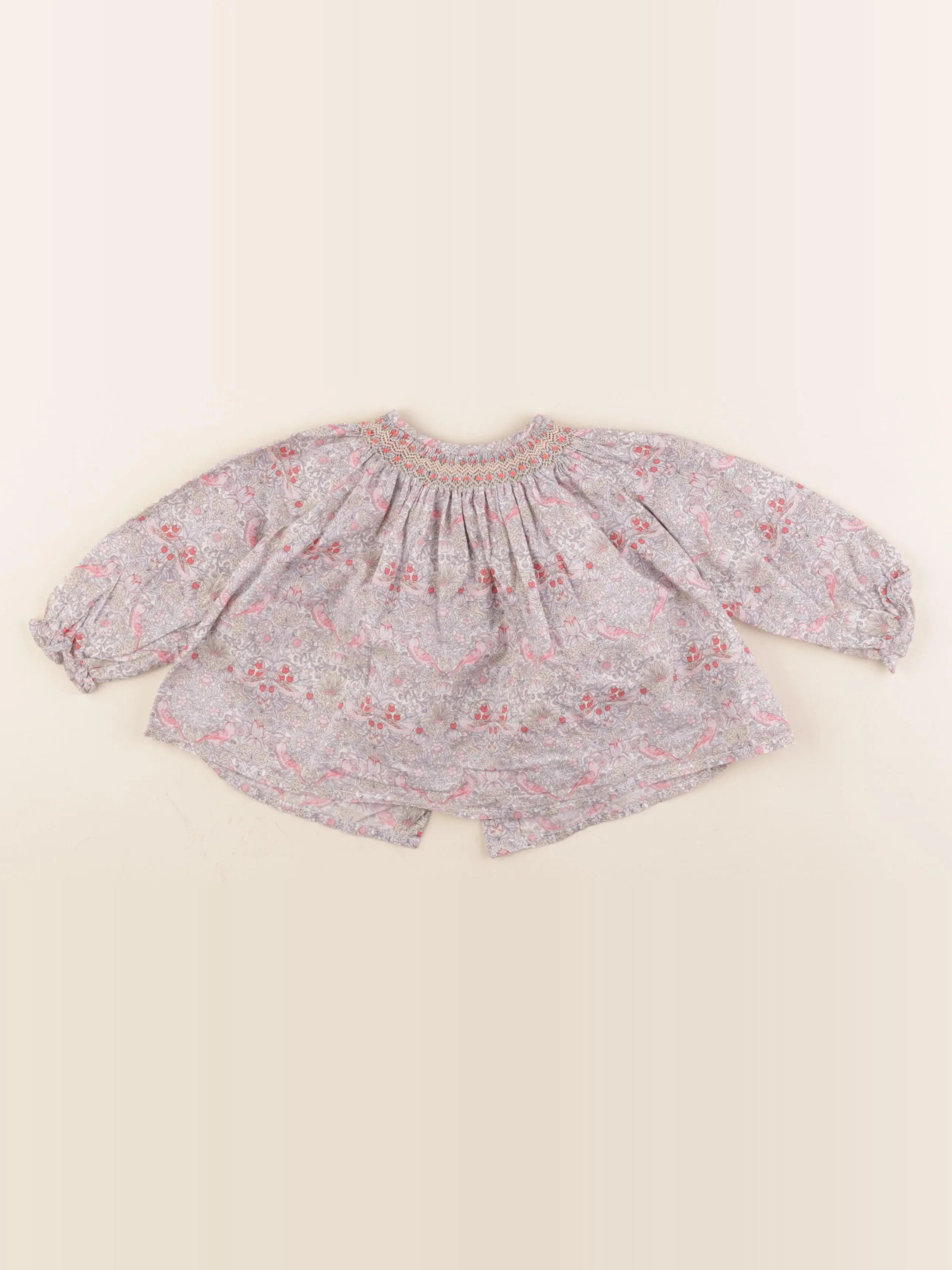 Bonpoint - blouse multicolore - 12 mois