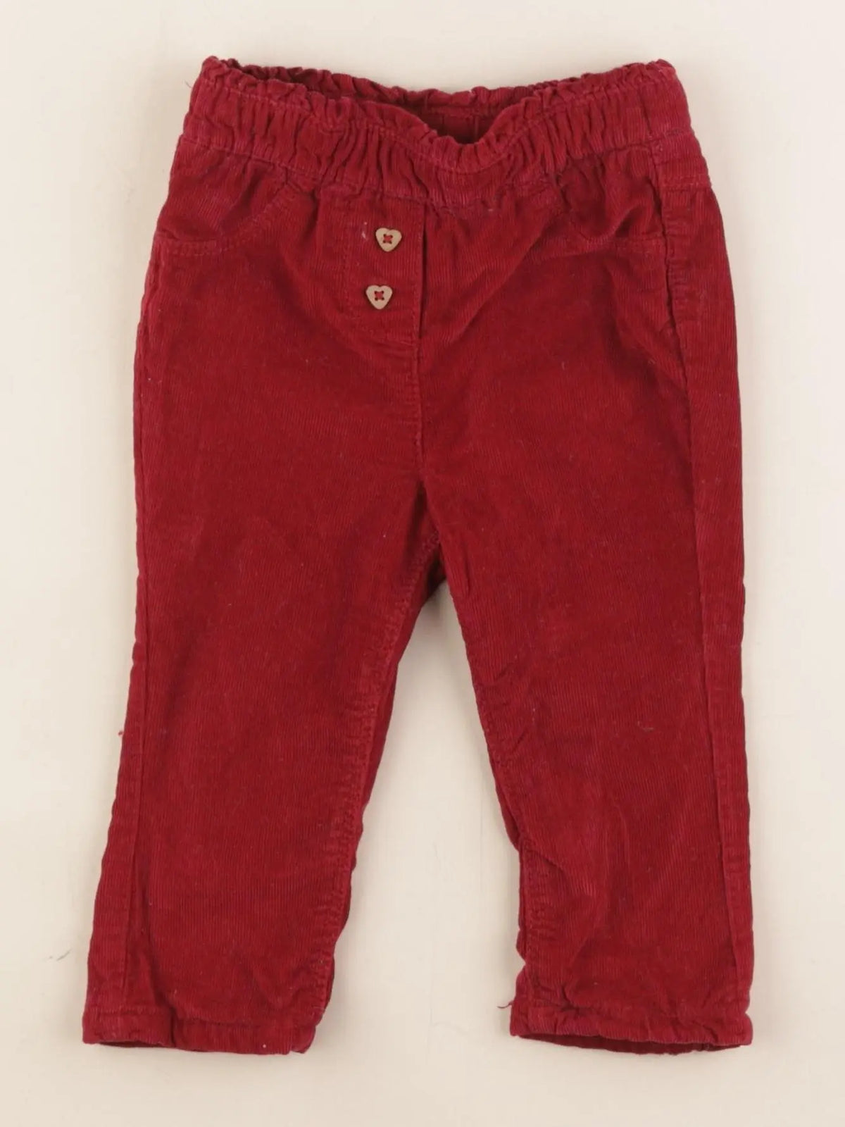 Tape à l'oeil - pantalon rouge - 9 mois