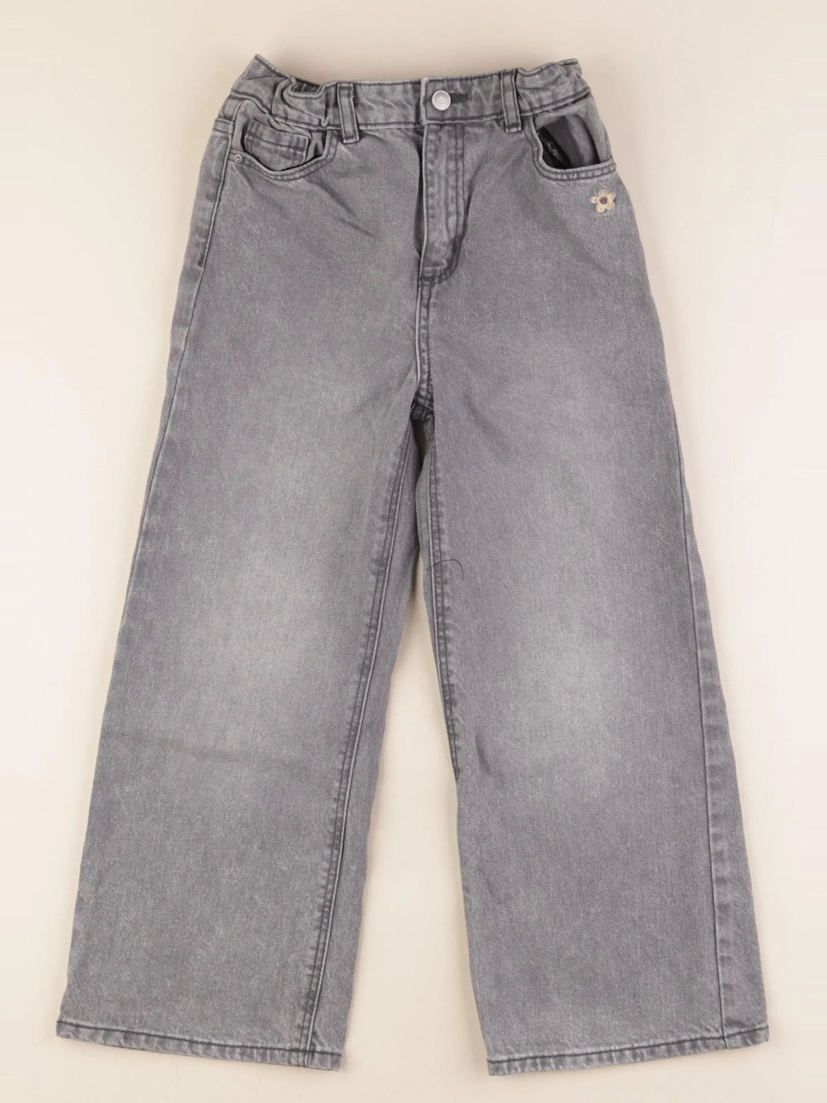 Vertbaudet - jean gris - 8 ans