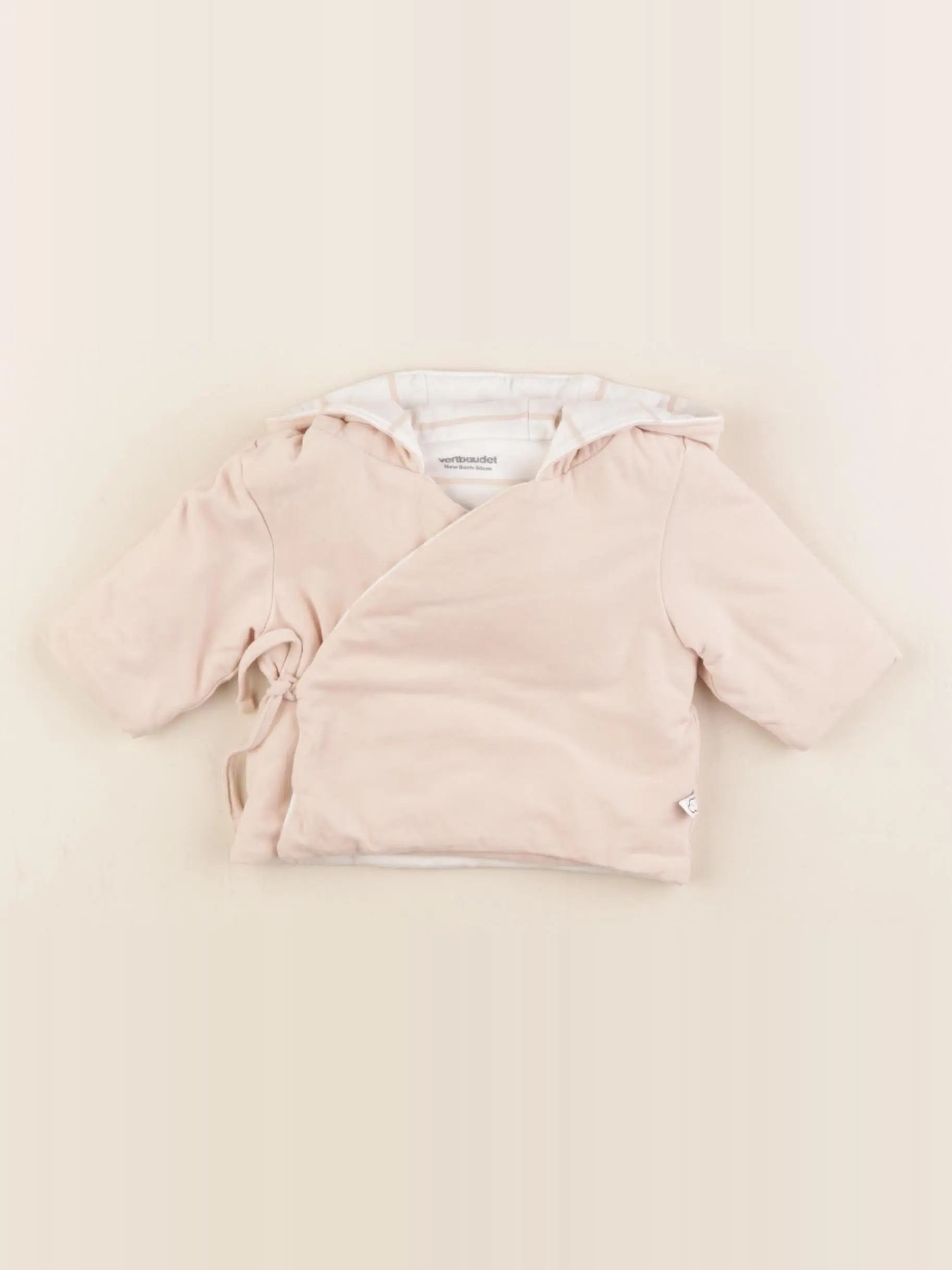 Vertbaudet - veste doublé rose - 0 mois